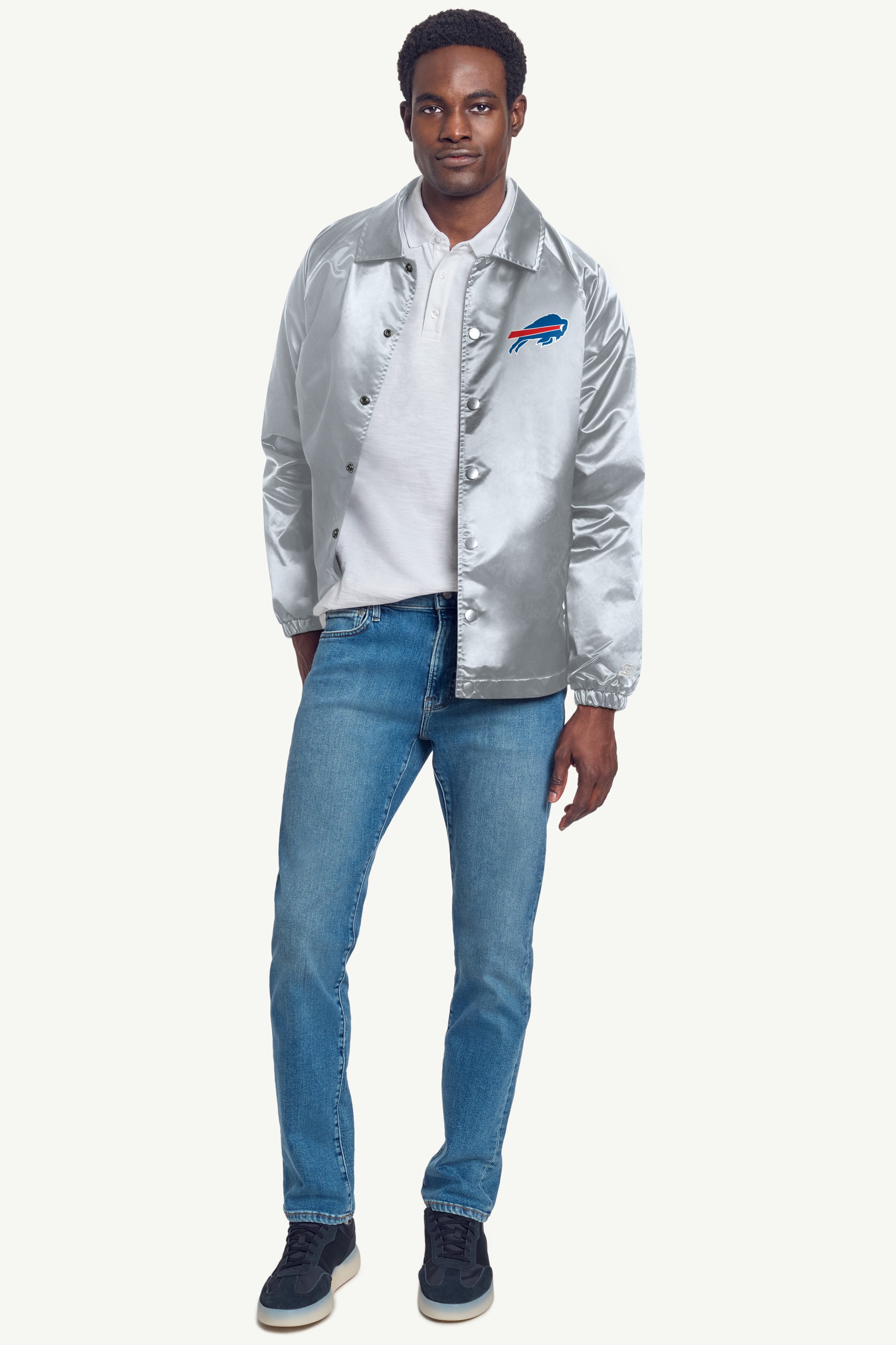 MENS BUFFALO BILLS RETRO TEAM COACHES JACKET View 4 | Men's Jackets MENS BUFFALO BILLS RETRO TEAM COACHES JACKET View 4 | Men's Jackets