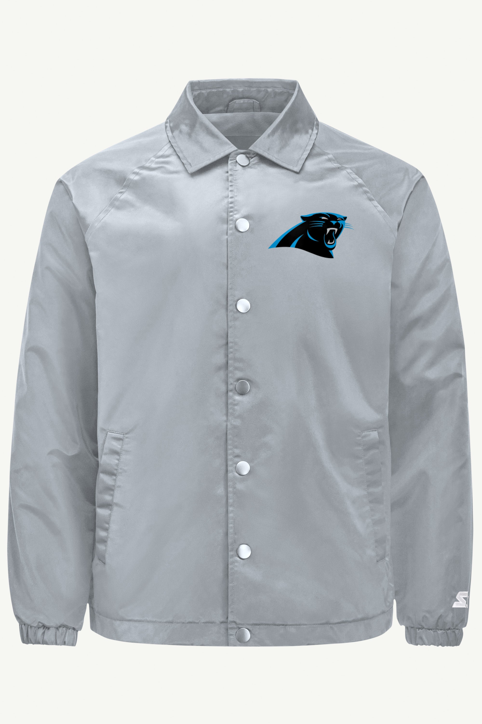 MENS CAROLINA PANTHERS RETRO COACHES JACKET View 1 | Carolina Panthers MENS CAROLINA PANTHERS RETRO COACHES JACKET View 1 | Carolina Panthers
