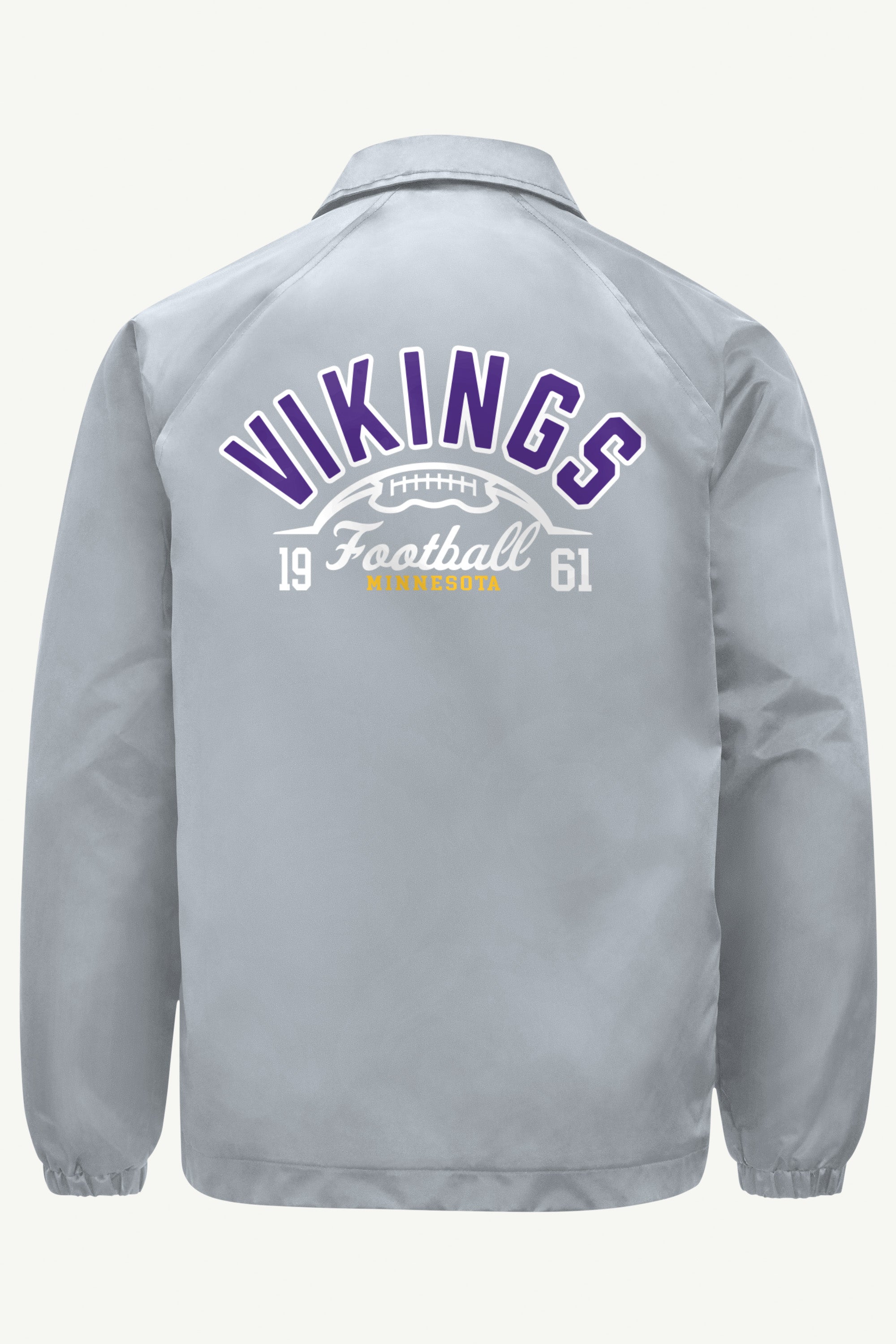 MENS MINNESOTA VIKINGS RETRO COACHES JACKET View 2 | Minnesota Vikings MENS MINNESOTA VIKINGS RETRO COACHES JACKET View 2 | Minnesota Vikings