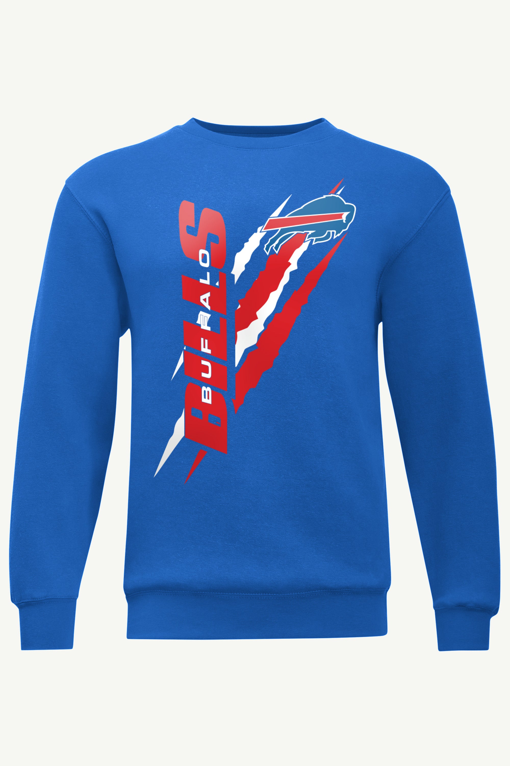 MENS BUFFALO BILLS COLOR SCRATCH SWEATSHIRT View 1 MENS BUFFALO BILLS COLOR SCRATCH SWEATSHIRT View 1