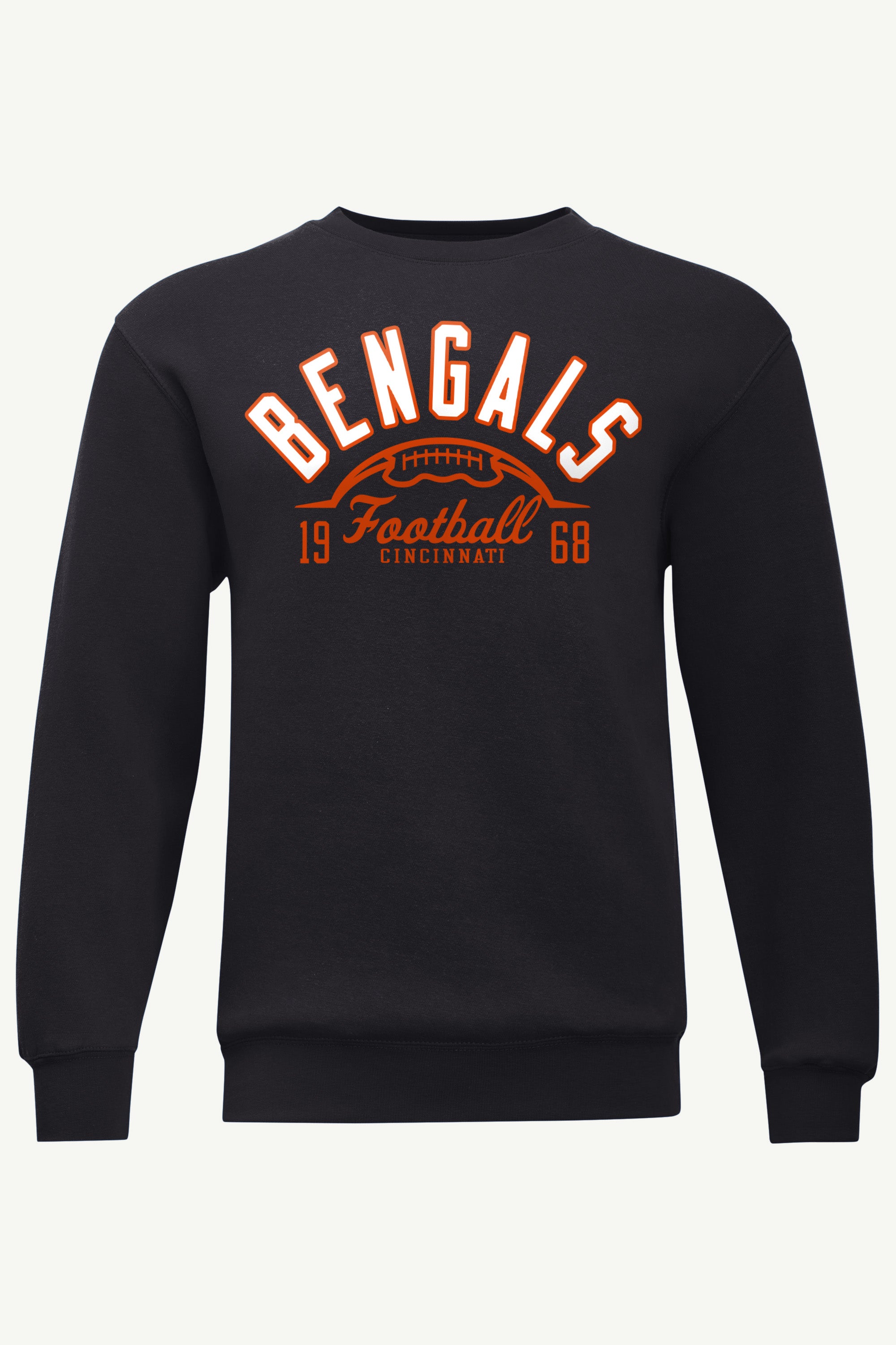 MENS CINCINATTI BENGALS HALF BALL SWEATSHIRT View 1 | Cincinnati Bengals MENS CINCINATTI BENGALS HALF BALL SWEATSHIRT View 1 | Cincinnati Bengals