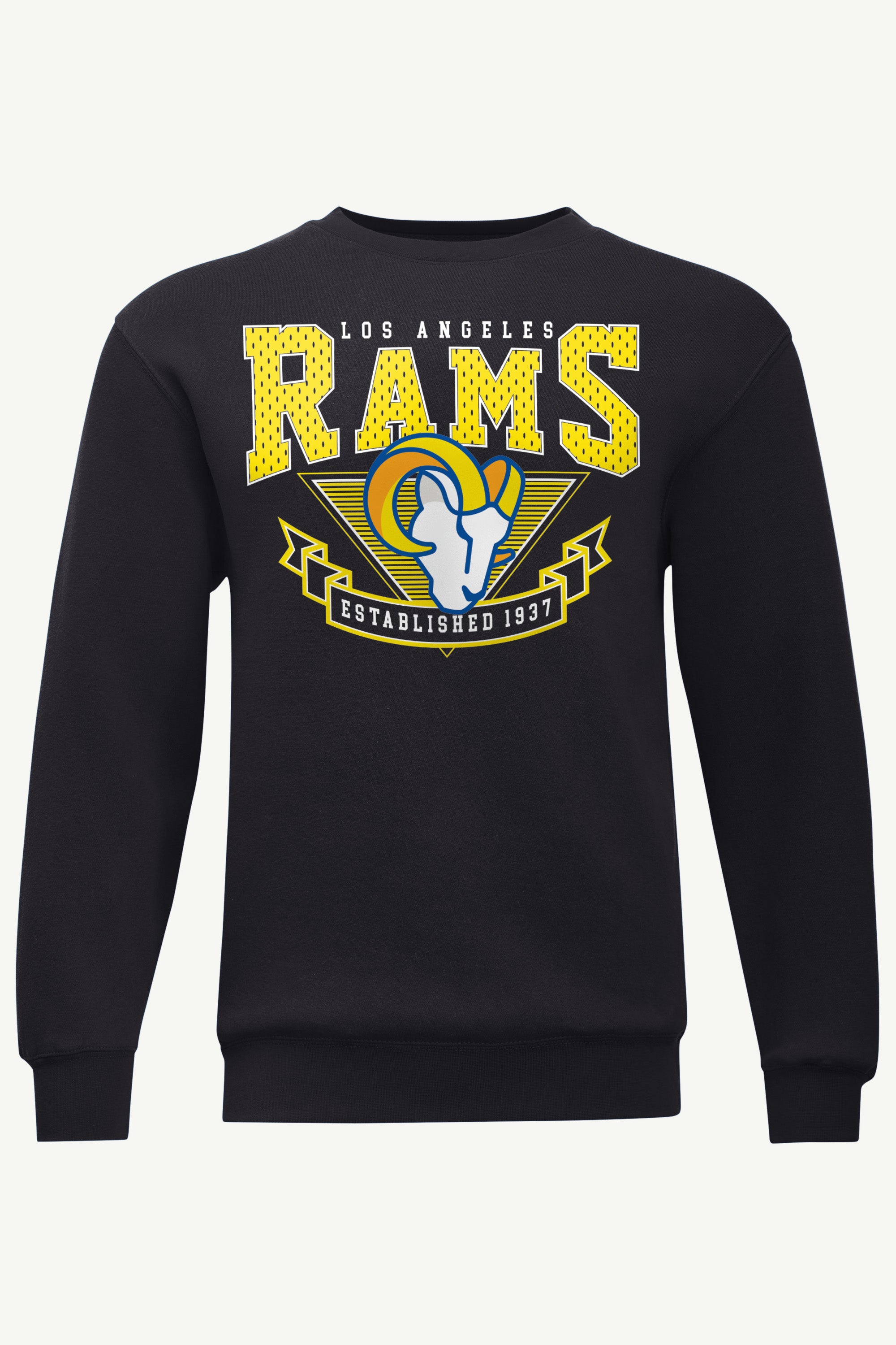 MENS LOS ANGELES RAMS 80's INSPIRED SWEATSHIRT View 1 | Los Angeles Rams MENS LOS ANGELES RAMS 80's INSPIRED SWEATSHIRT View 1 | Los Angeles Rams