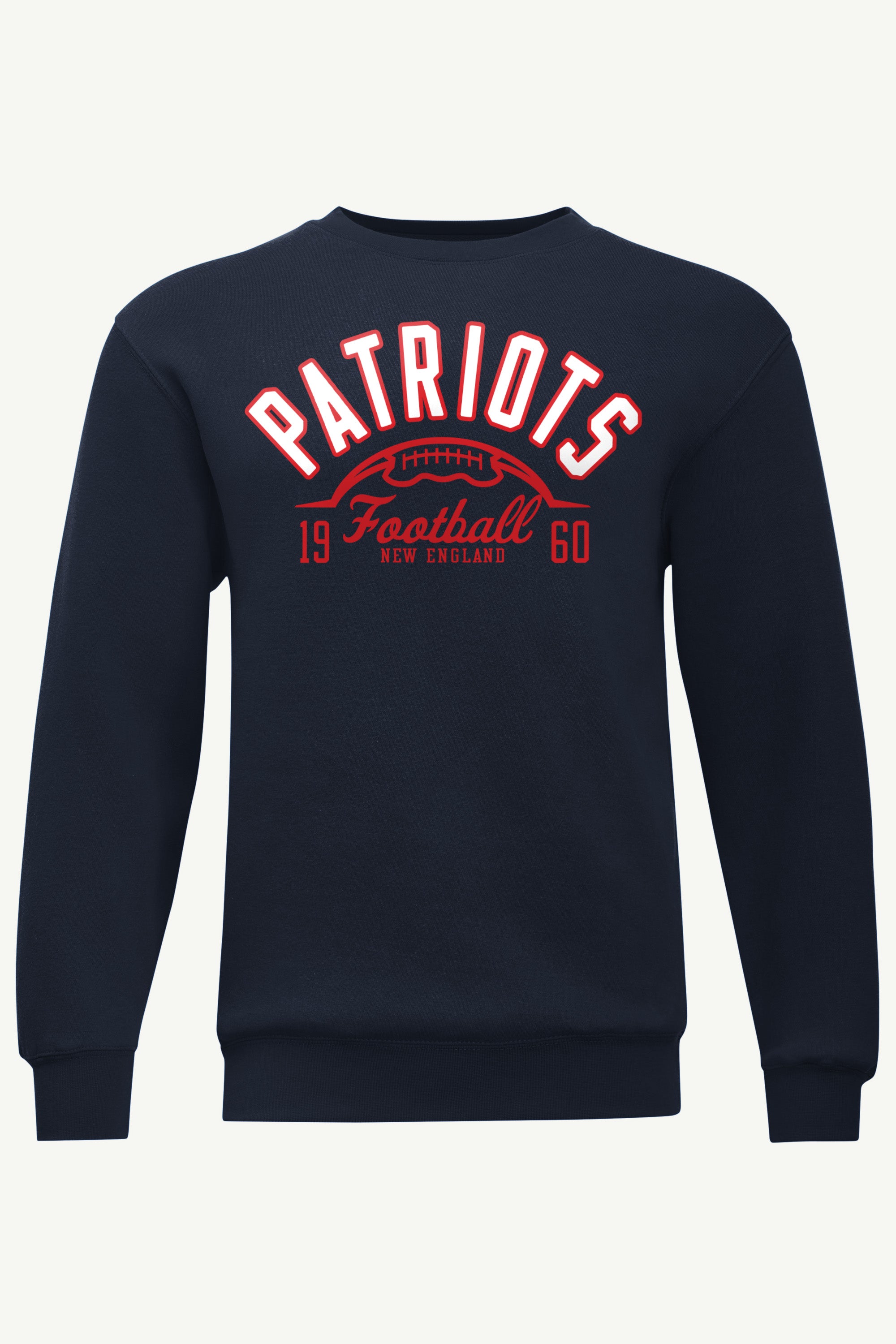 MENS NEW ENGLAND PATRIOTS HALF BALL SWEATSHIRT View 1 MENS NEW ENGLAND PATRIOTS HALF BALL SWEATSHIRT View 1