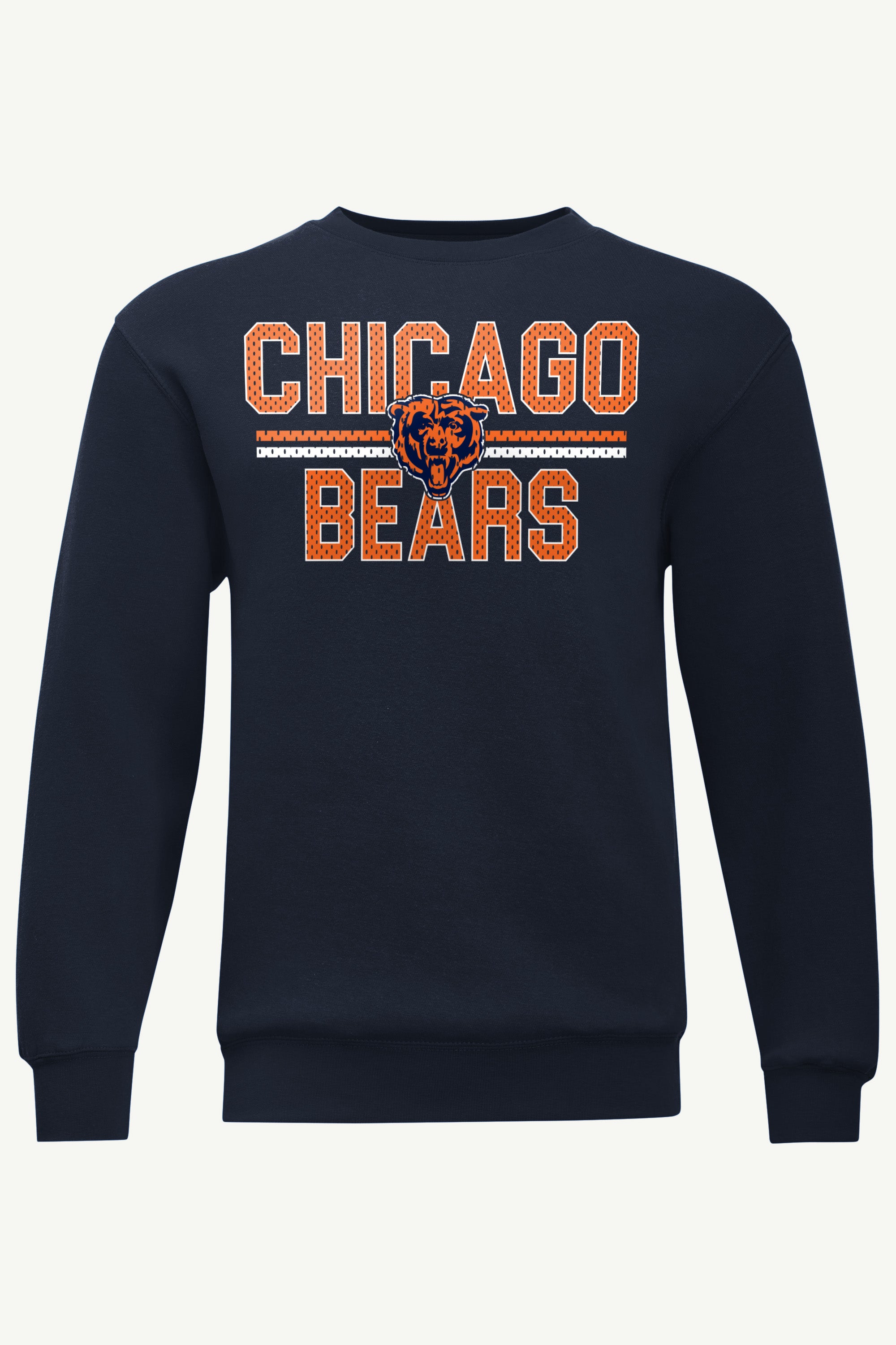 MENS CHICAGO BEARS MESH LOOK SWEATSHIRT View 1 MENS CHICAGO BEARS MESH LOOK SWEATSHIRT View 1