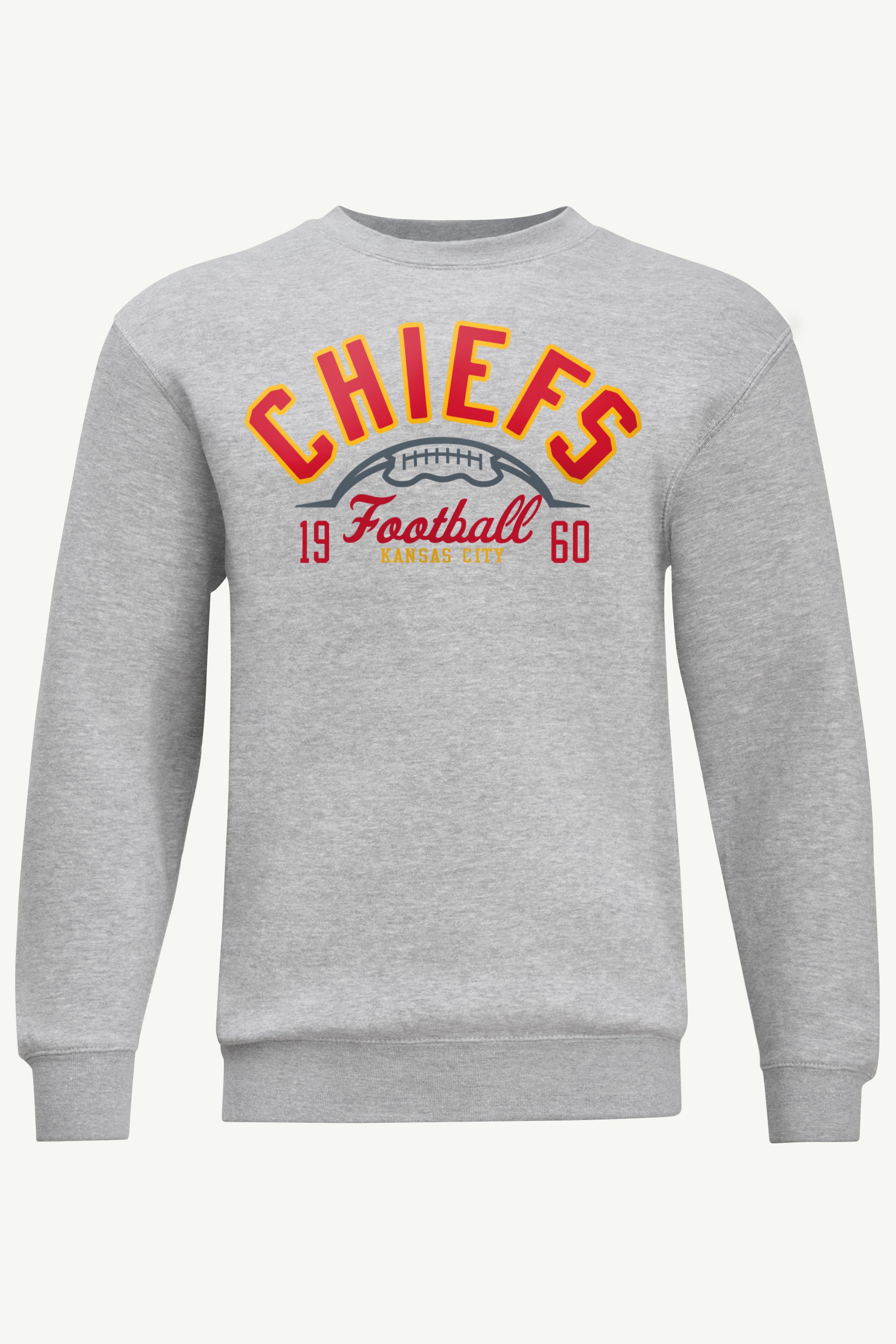 MENS KANSAS CITY CHIEFS HALF BALL SWEATSHIRT View 1 MENS KANSAS CITY CHIEFS HALF BALL SWEATSHIRT View 1