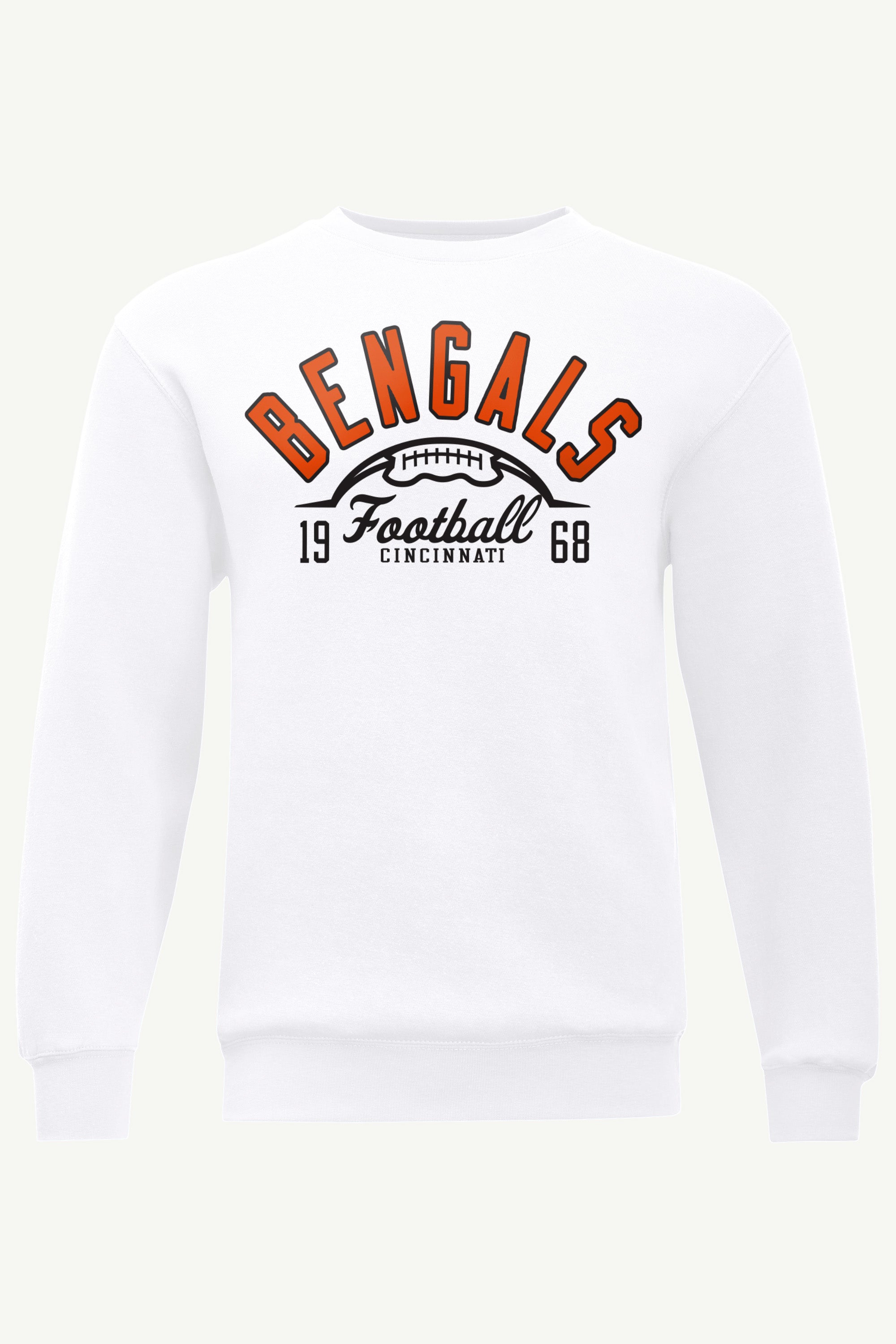 MENS CINCINNATI BENGALS HALF BALL SWEATSHIRT View 1 | Cincinnati Bengals MENS CINCINNATI BENGALS HALF BALL SWEATSHIRT View 1 | Cincinnati Bengals