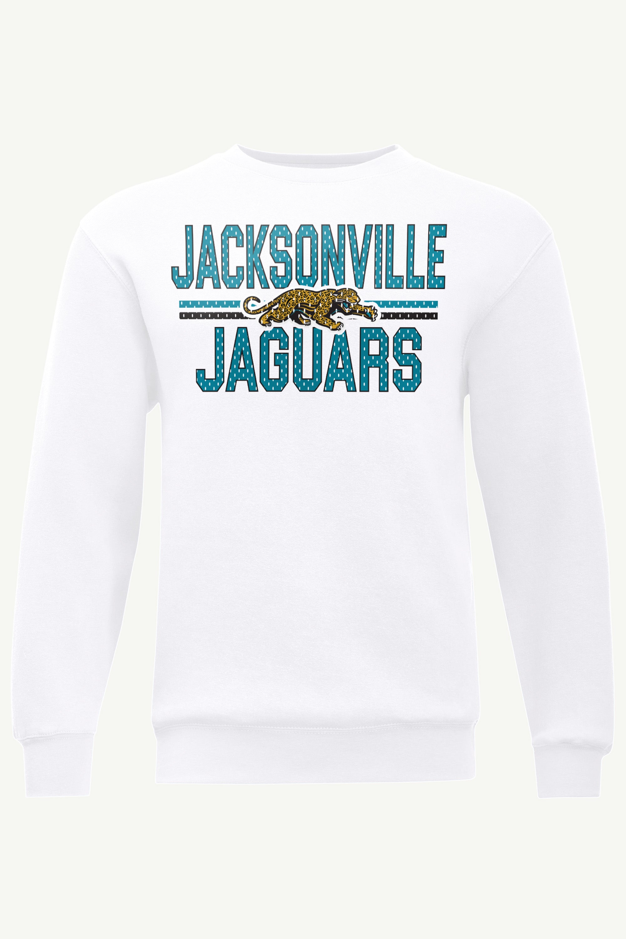 MENS JACKSONVILLE JAGUARS MESH LOOK RETRO SWEATSHIRT View 1 | Jacksonville Jaguars MENS JACKSONVILLE JAGUARS MESH LOOK RETRO SWEATSHIRT View 1 | Jacksonville Jaguars