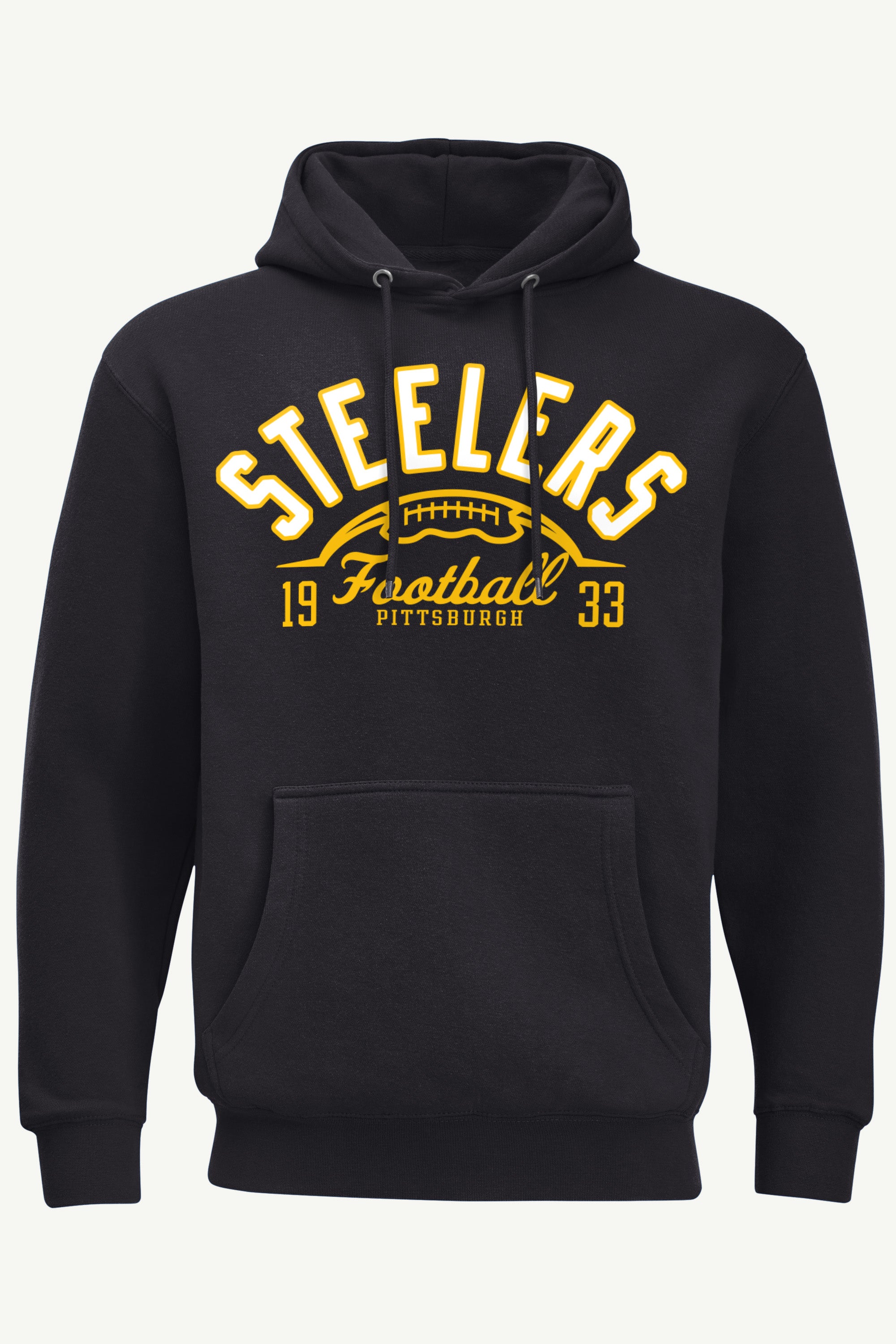 MENS PITTSBURGH STEELERS HALF BALL HOODIE View 1 | Pittsburgh Steelers MENS PITTSBURGH STEELERS HALF BALL HOODIE View 1 | Pittsburgh Steelers
