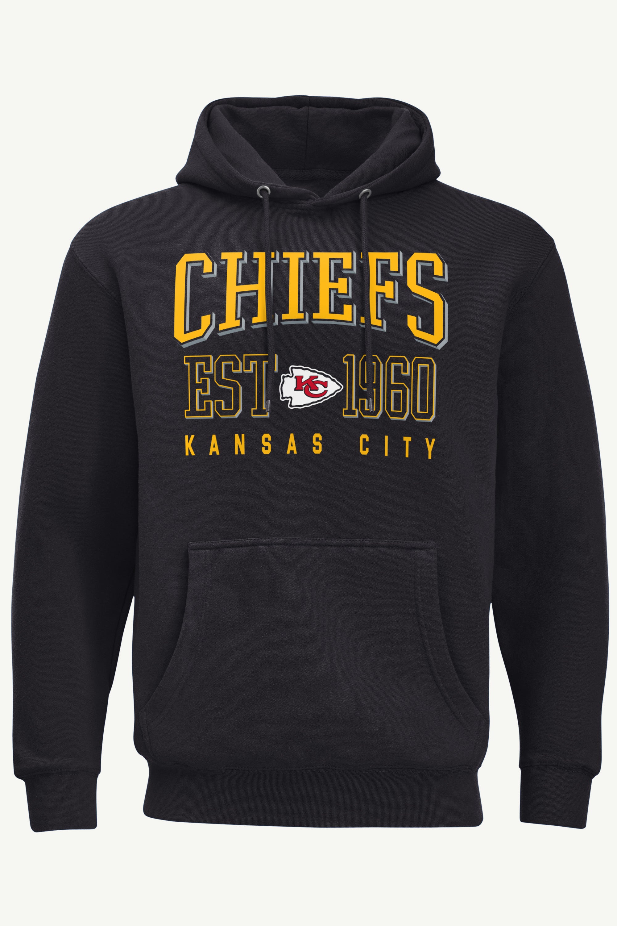 MENS KANSAS CITY CHIEFS RETRO HOODIE View 1 MENS KANSAS CITY CHIEFS RETRO HOODIE View 1