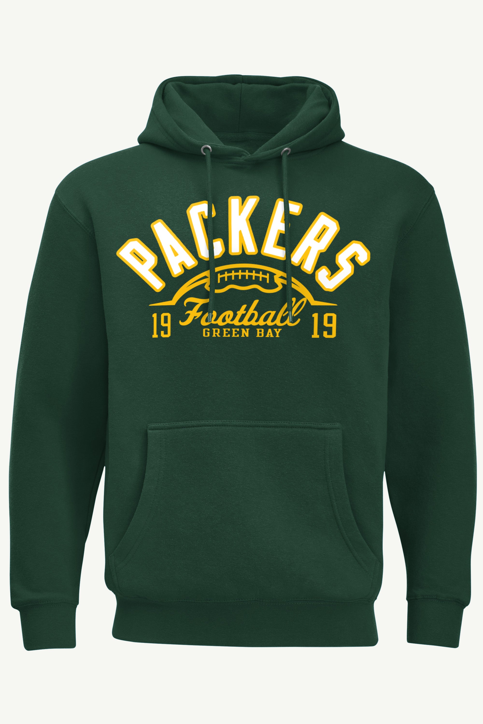 MENS GREEN BAY PACKERS HALF BALL HOODIE View 1 | Green Bay Packers MENS GREEN BAY PACKERS HALF BALL HOODIE View 1 | Green Bay Packers