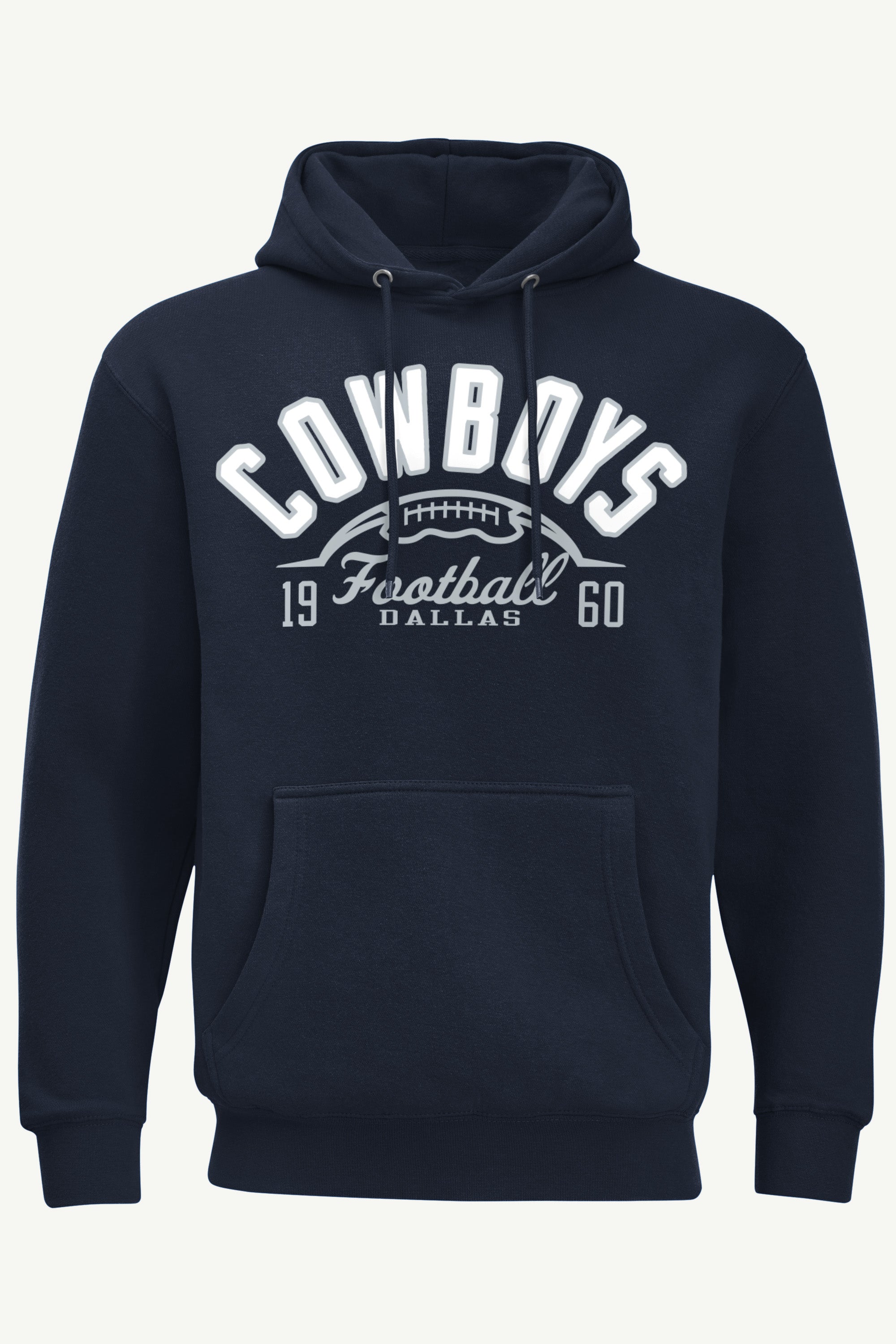 MENS DALLAS COWBOYS HALF BALL HOODIE View 1 MENS DALLAS COWBOYS HALF BALL HOODIE View 1