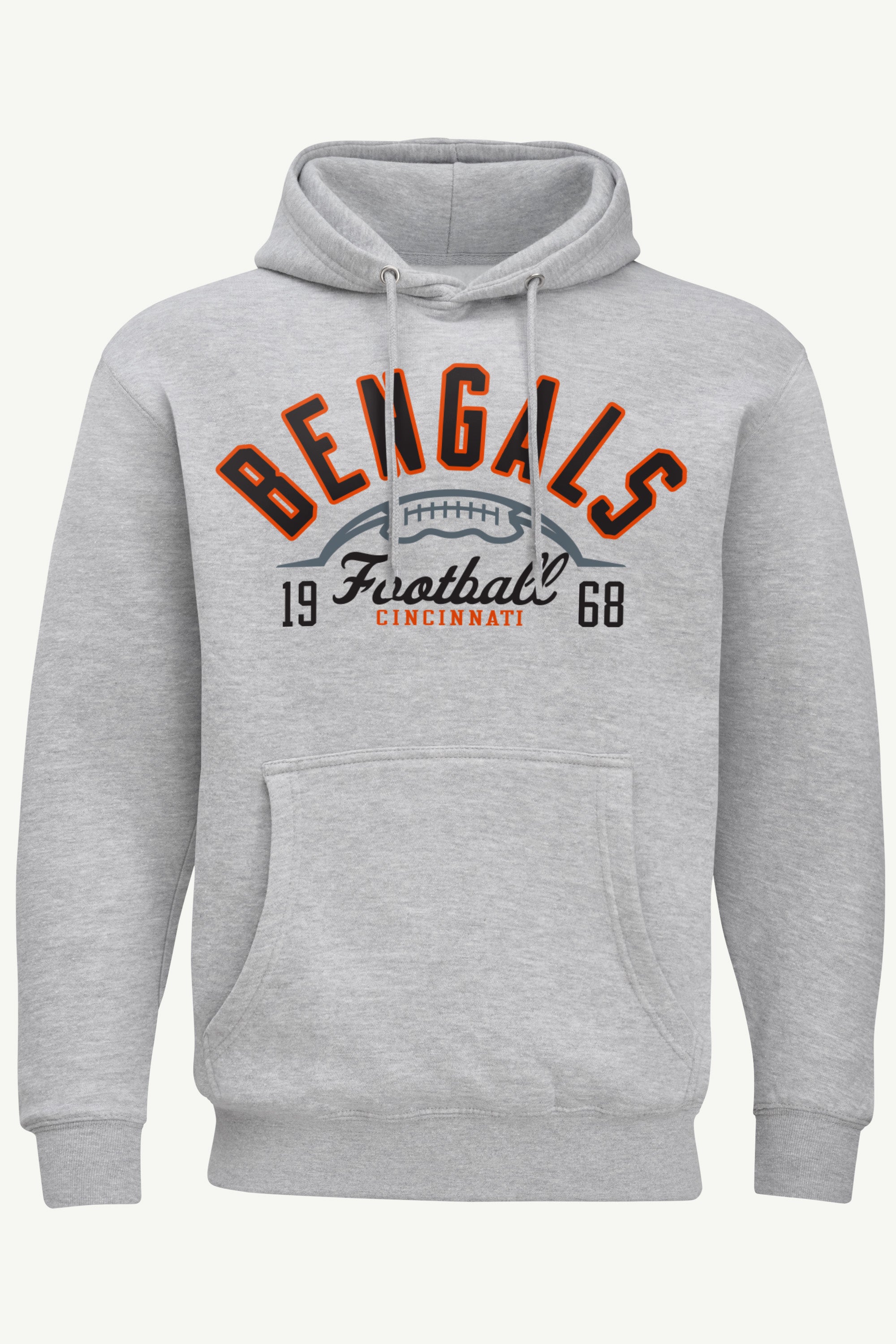 MENS CINCINNATI BENGALS HALF BALL HOODIE View 1 | Cincinnati Bengals MENS CINCINNATI BENGALS HALF BALL HOODIE View 1 | Cincinnati Bengals