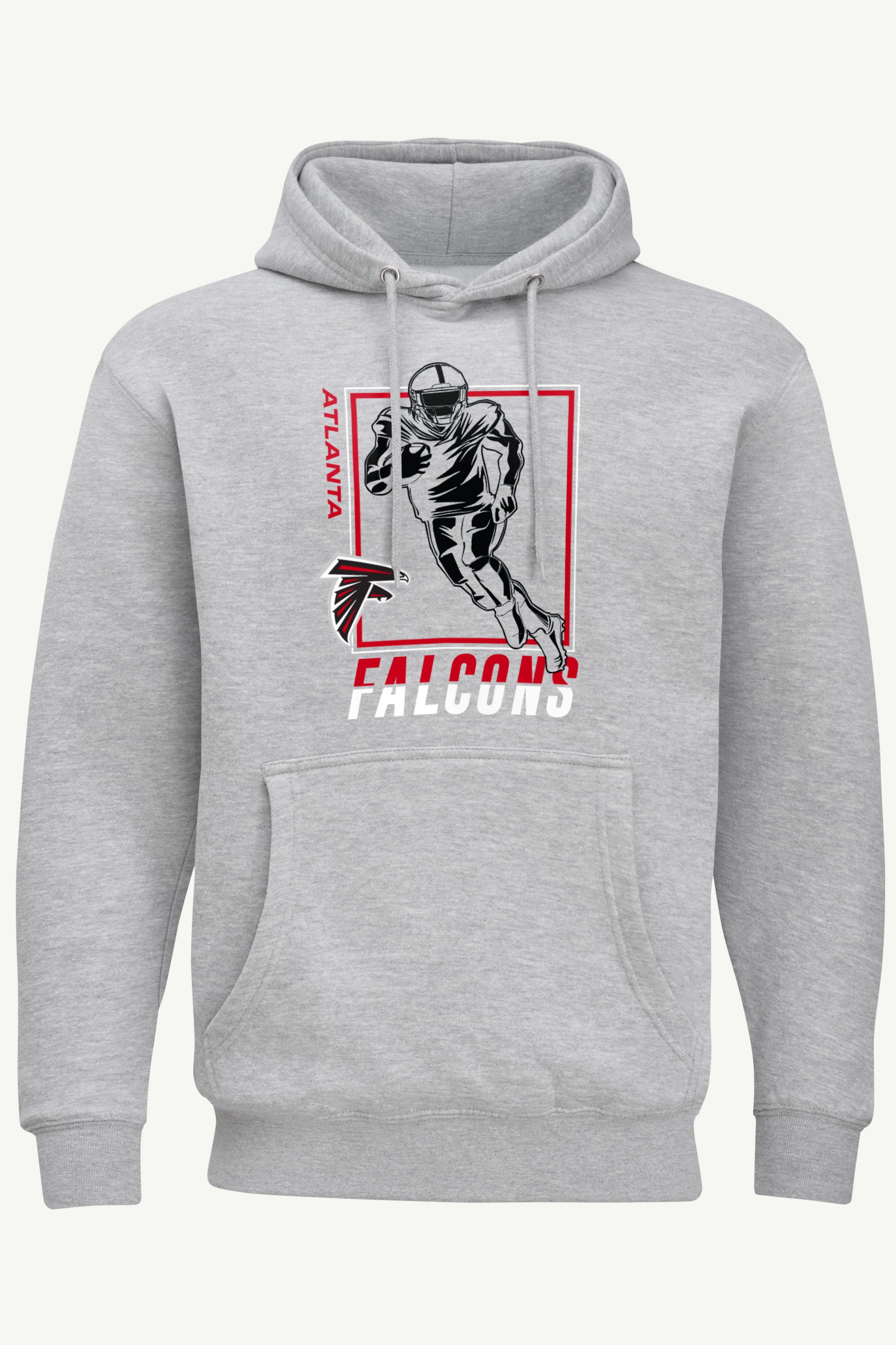 MENS ATLANTA FALCONS PLAYER GRID HOODIE View 1 MENS ATLANTA FALCONS PLAYER GRID HOODIE View 1