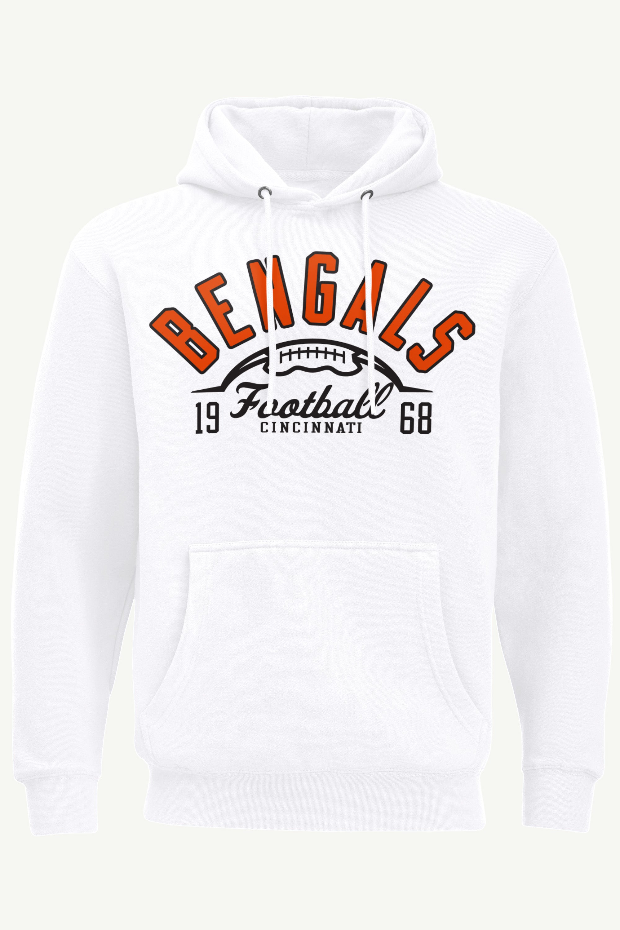 MENS CINCINNATI BENGALS HALF BALL HOODIE View 1 | Cincinnati Bengals MENS CINCINNATI BENGALS HALF BALL HOODIE View 1 | Cincinnati Bengals