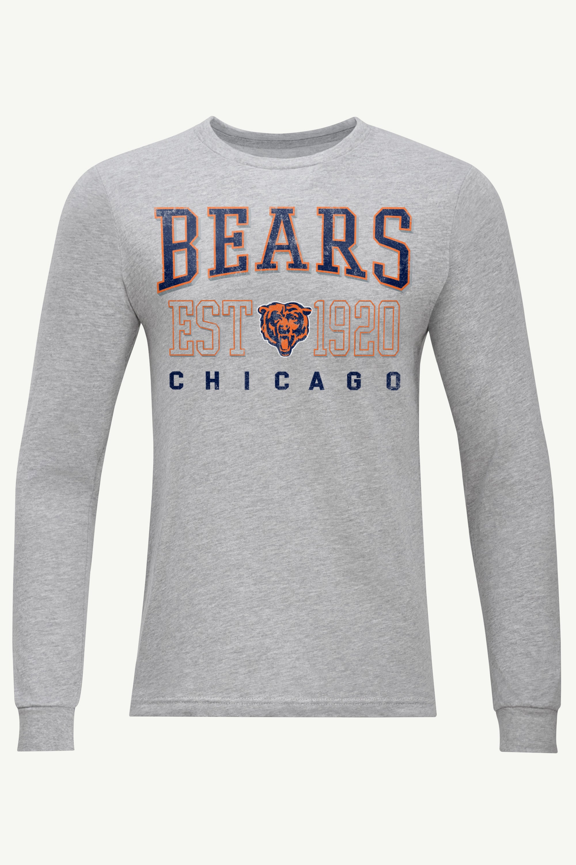 MENS CHICAGO BEARS RETRO LONG SLEEVE T SHIRT View 1 | Chicago Bears MENS CHICAGO BEARS RETRO LONG SLEEVE T SHIRT View 1 | Chicago Bears