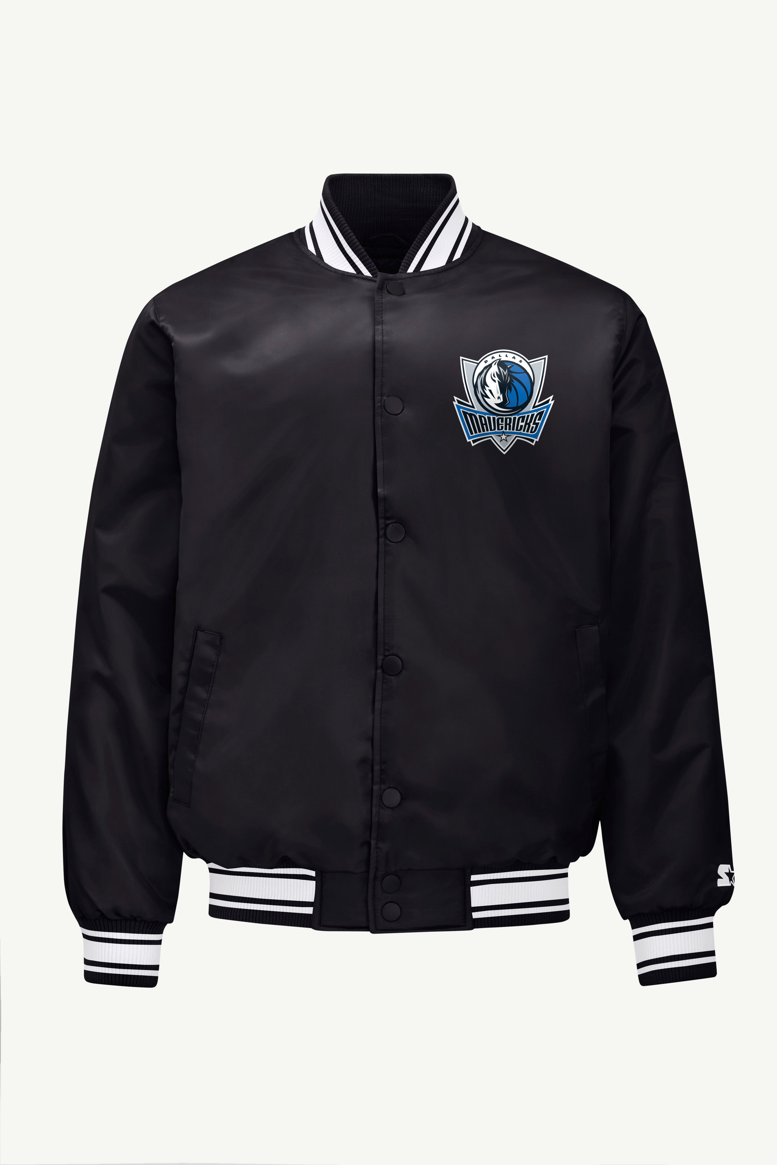 MENS DALLAS MAVERICKS MESH LOOOK SATIN VARSITY JACKET View 1 MENS DALLAS MAVERICKS MESH LOOOK SATIN VARSITY JACKET View 1