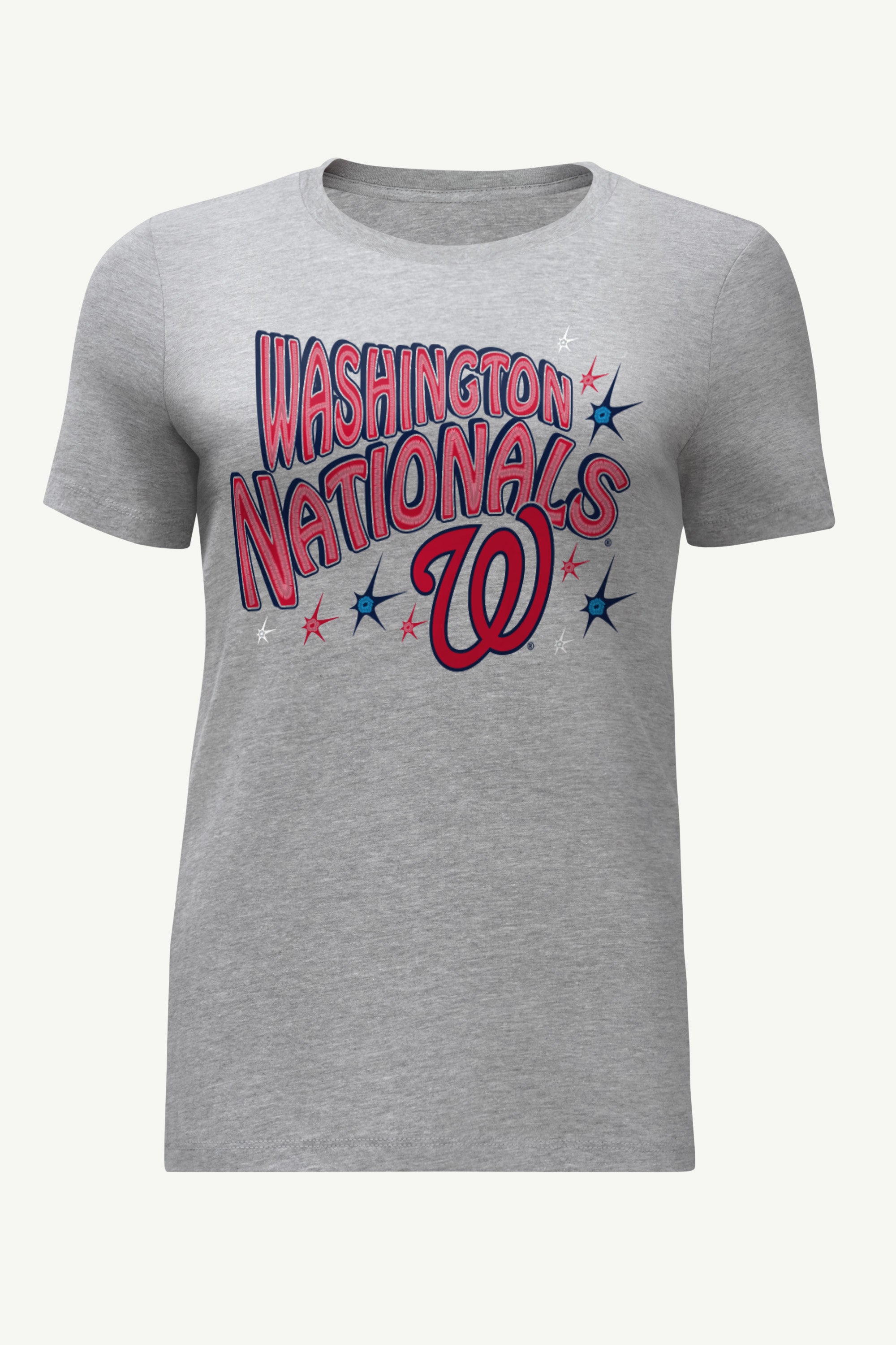 WOMENS WASHINGTON NATIONALS FIREWORKS T SHIRT View 1 | Washington Nationals WOMENS WASHINGTON NATIONALS FIREWORKS T SHIRT View 1 | Washington Nationals