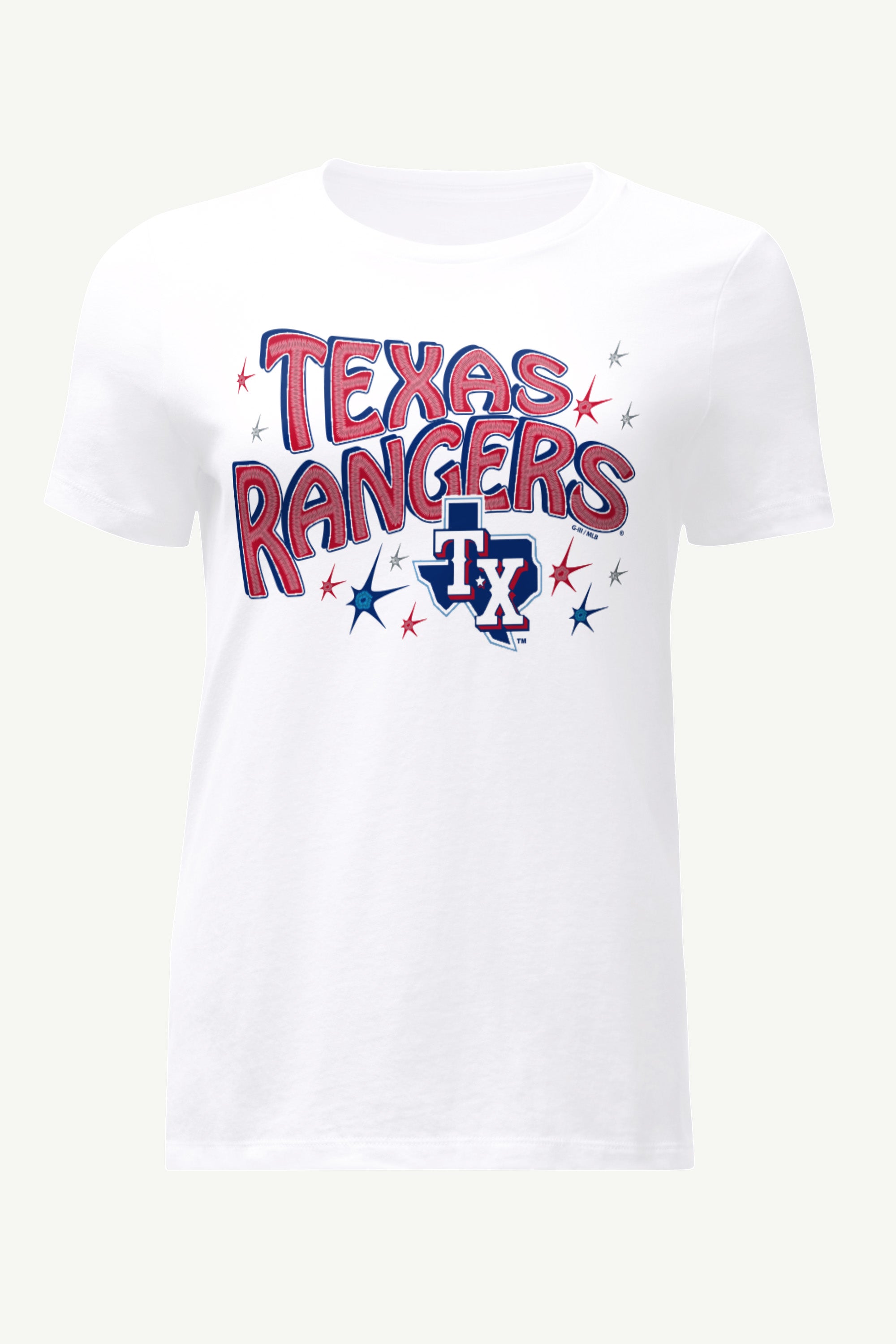 WOMENS TEXAS RANGERS FIREWORKS T SHIRT View 1 | Texas Rangers WOMENS TEXAS RANGERS FIREWORKS T SHIRT View 1 | Texas Rangers