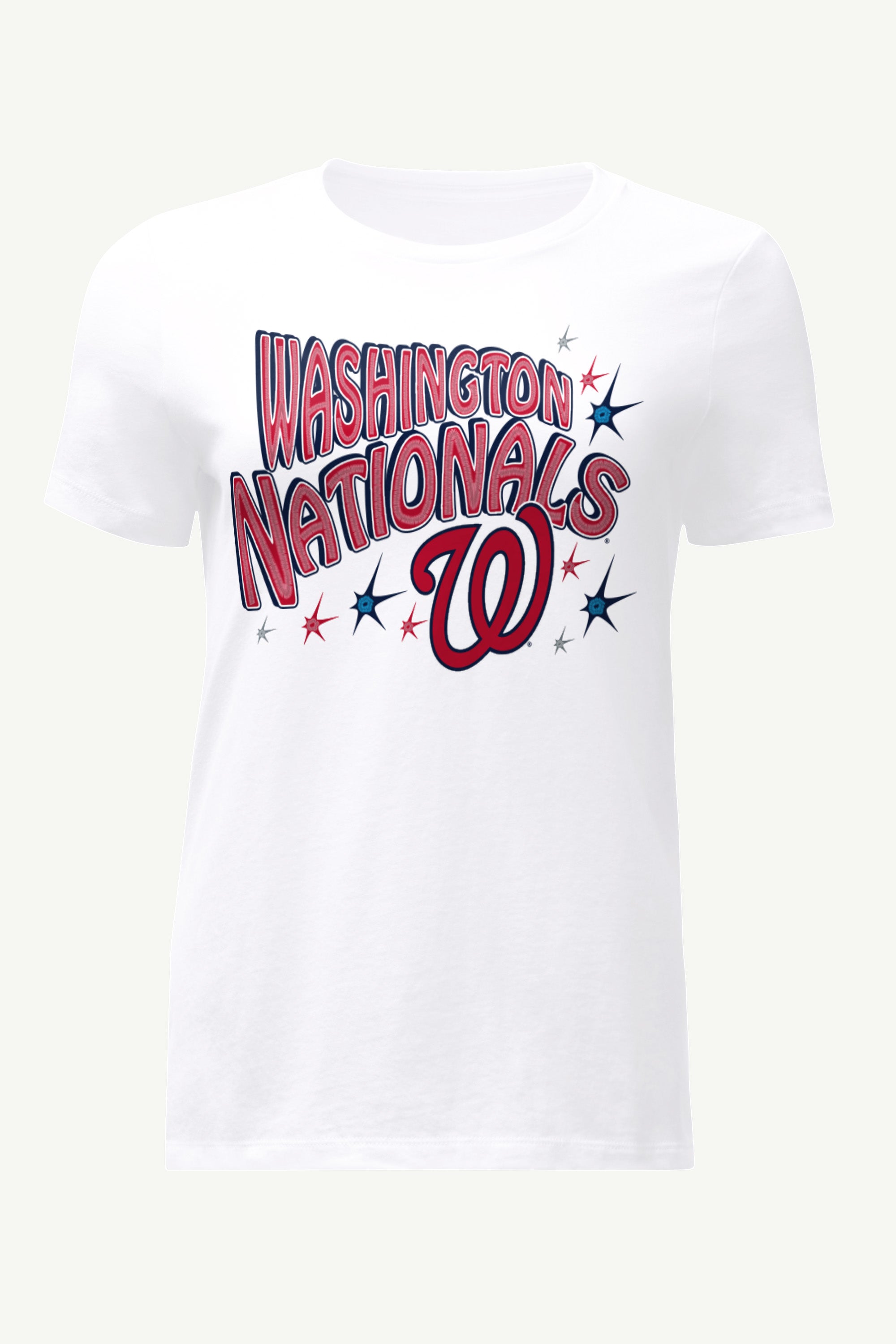 WOMENS WASHINGTON NATIONALS FIREWORKS T SHIRT View 1 | Washington Nationals WOMENS WASHINGTON NATIONALS FIREWORKS T SHIRT View 1 | Washington Nationals
