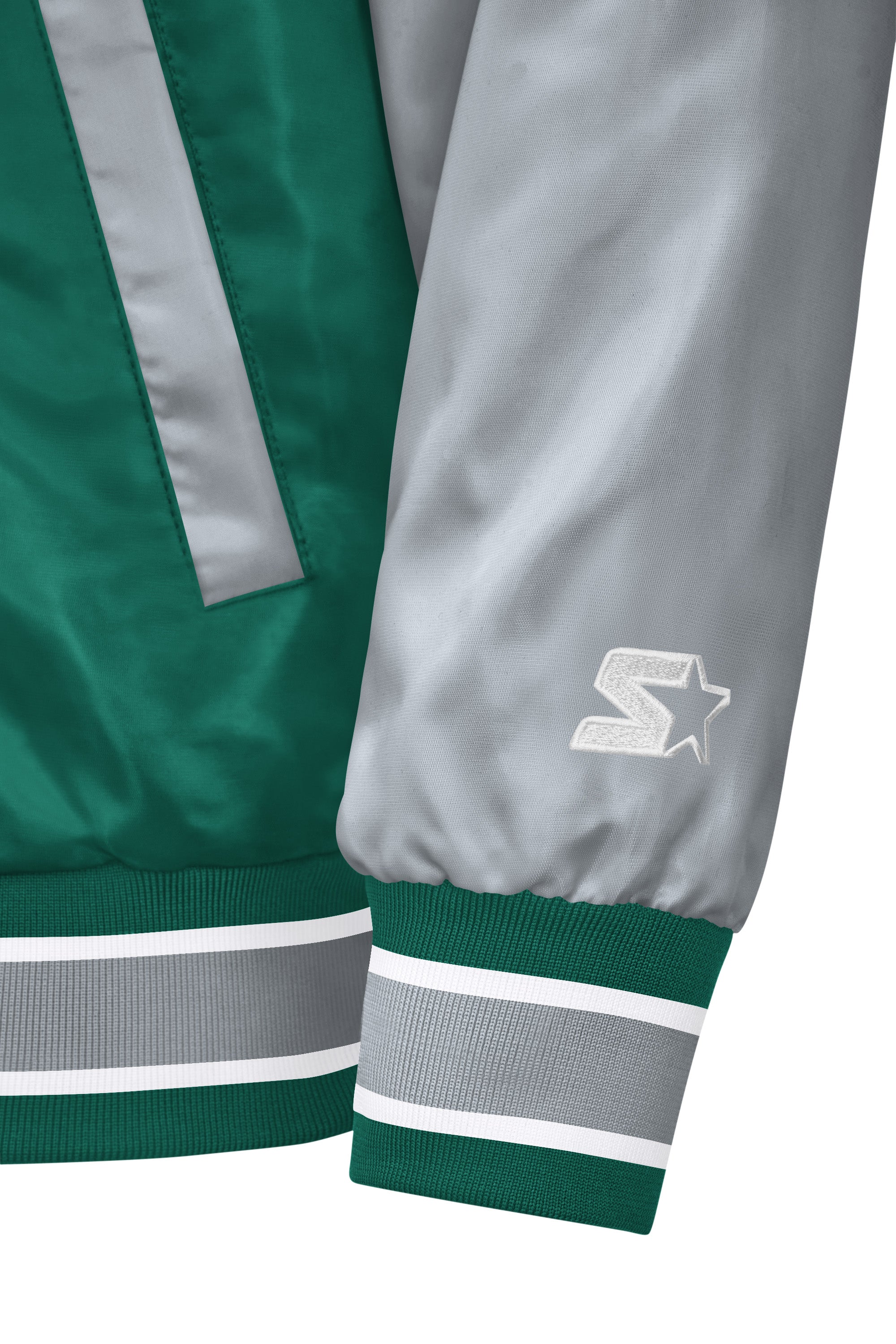 MENS NEW YORK JETS SATIN VARSITY JACKET View 3 MENS NEW YORK JETS SATIN VARSITY JACKET View 3