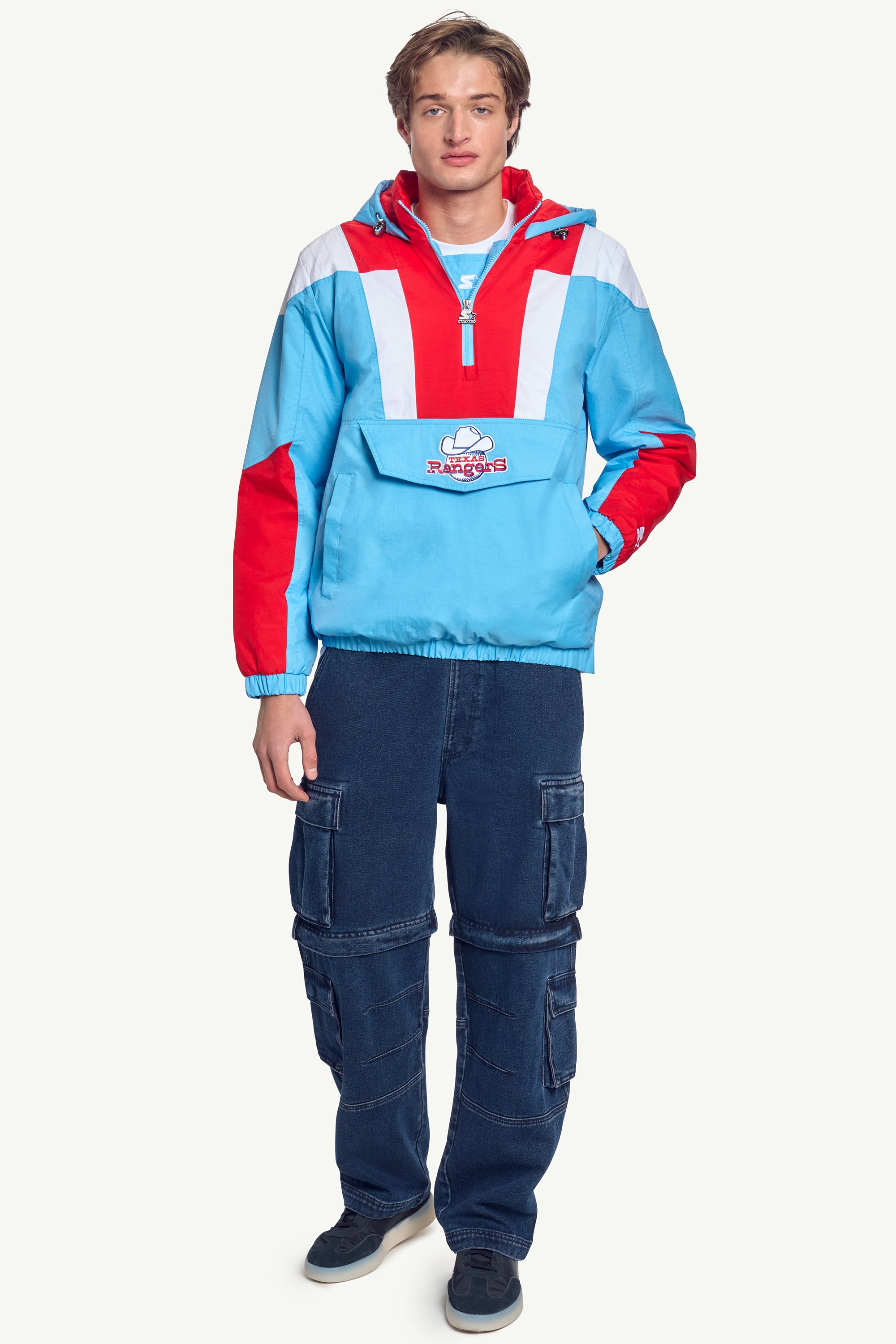MENS TEXAS RANGERS WINDBREAKER View 4 | STARTER CLASSICS MENS TEXAS RANGERS WINDBREAKER View 4 | STARTER CLASSICS