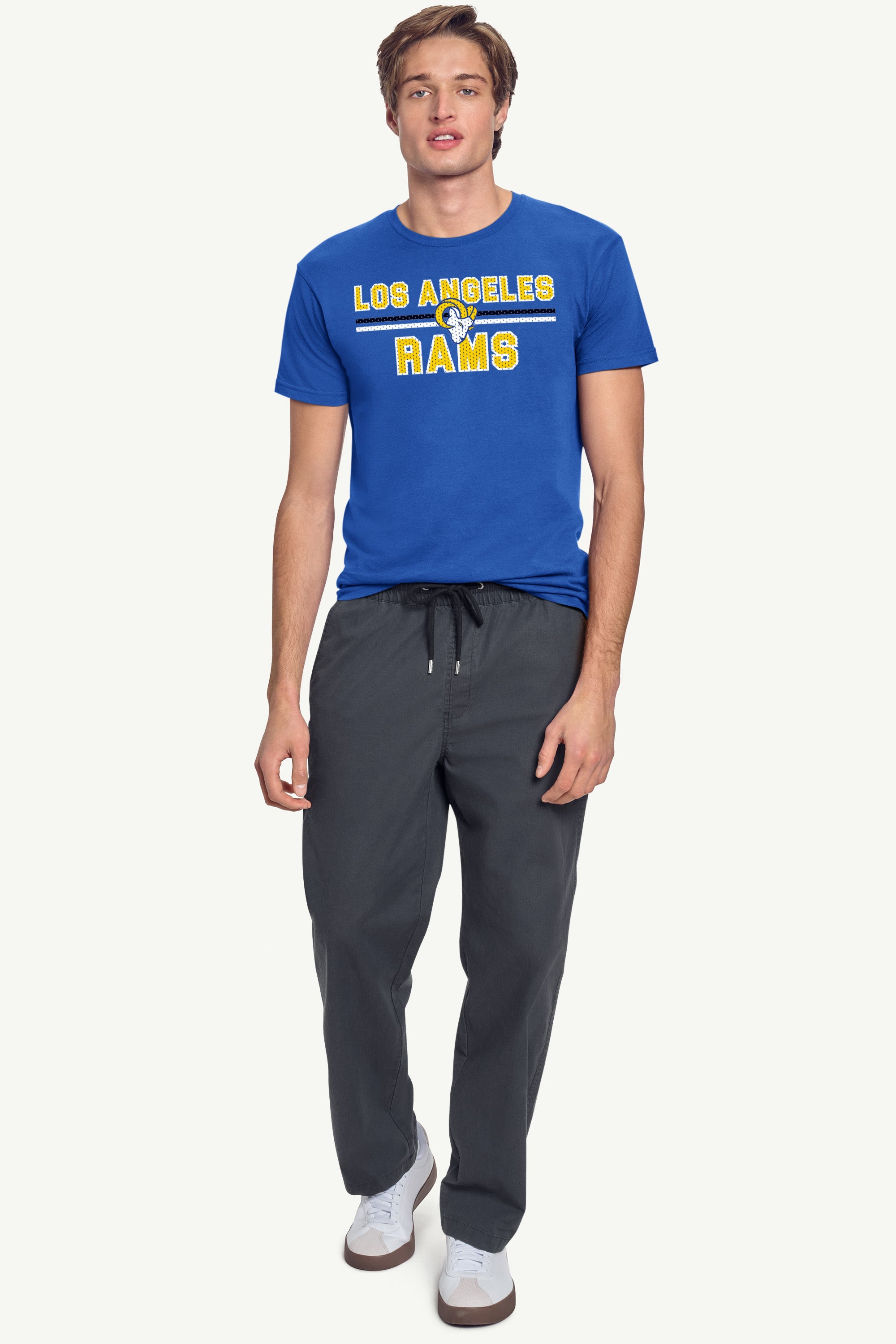 MENS LOS ANGELES RAMS MESH LOOK T SHIRT View 4 | NFL MENS LOS ANGELES RAMS MESH LOOK T SHIRT View 4 | NFL