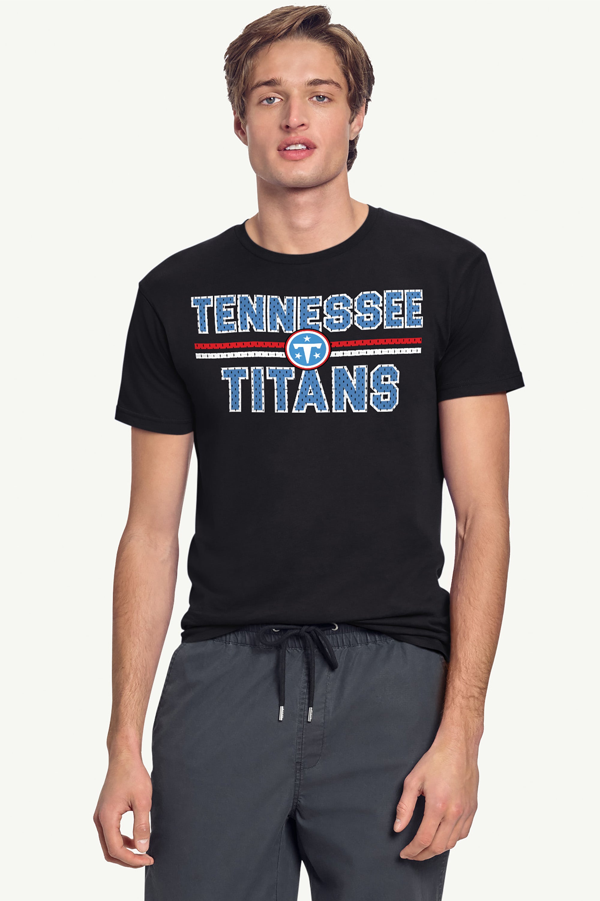 MENS TENNESSEE TITANS MESH LOOK SHORT SLEEVE T SHIRT View 3 | Tennessee Titans MENS TENNESSEE TITANS MESH LOOK SHORT SLEEVE T SHIRT View 3 | Tennessee Titans
