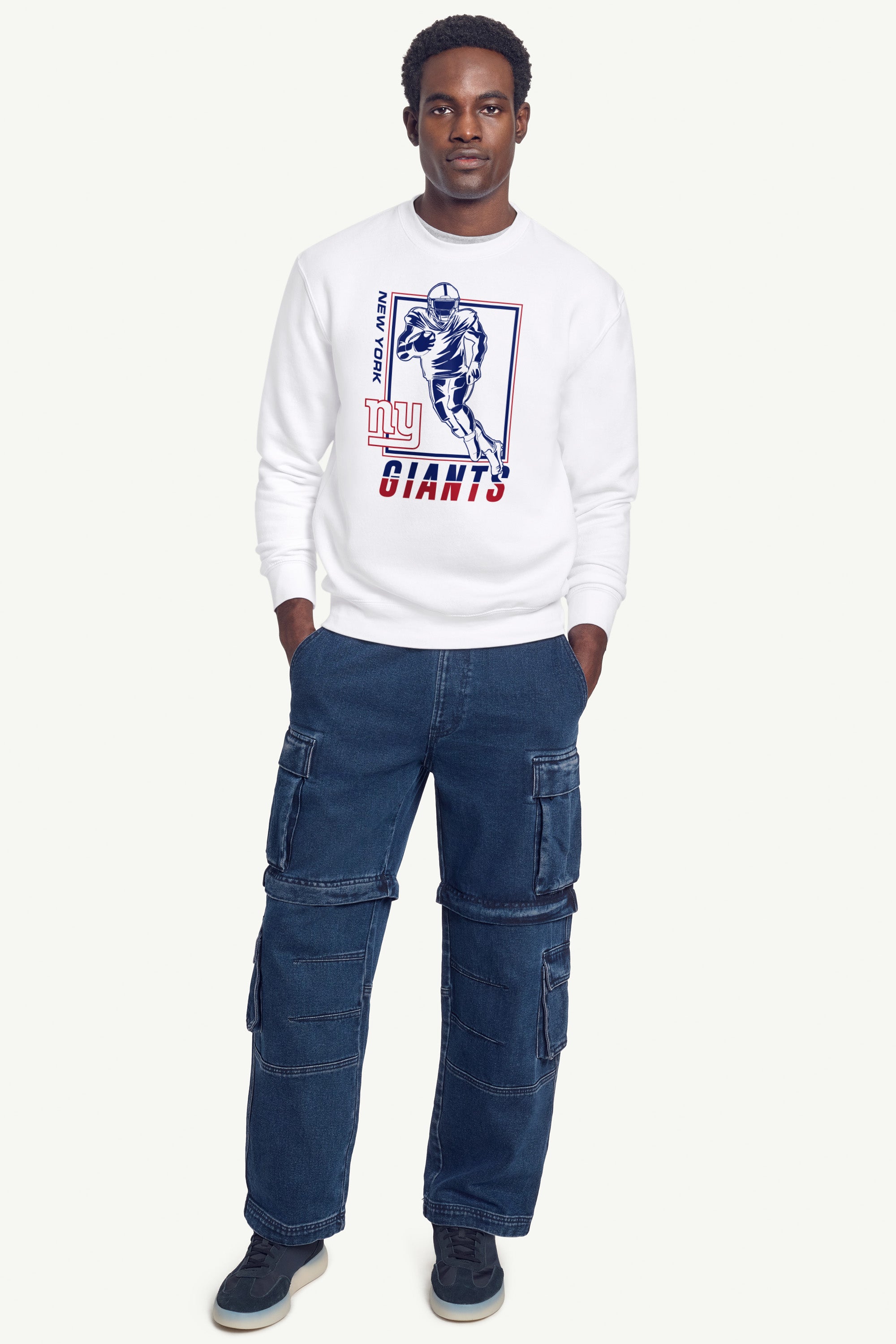 MENS NEW YORK GIANTS PLAYER GRID SWEATSHIRT View 2 | DTG MENS NEW YORK GIANTS PLAYER GRID SWEATSHIRT View 2 | DTG