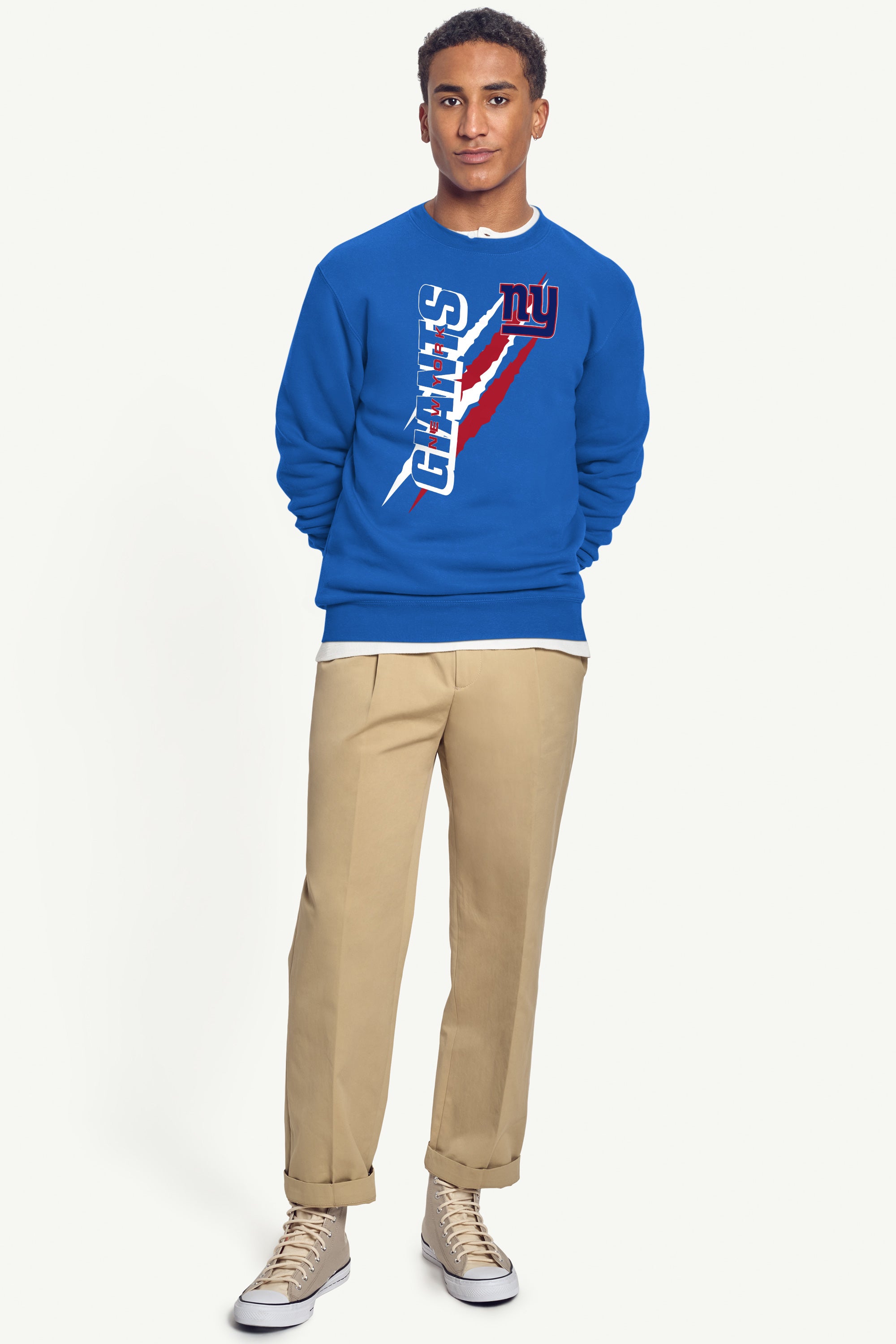 MENS NEW YORK GIANTS COLOR SCRATCH SWEATSHIRT View 2 | New York Giants MENS NEW YORK GIANTS COLOR SCRATCH SWEATSHIRT View 2 | New York Giants