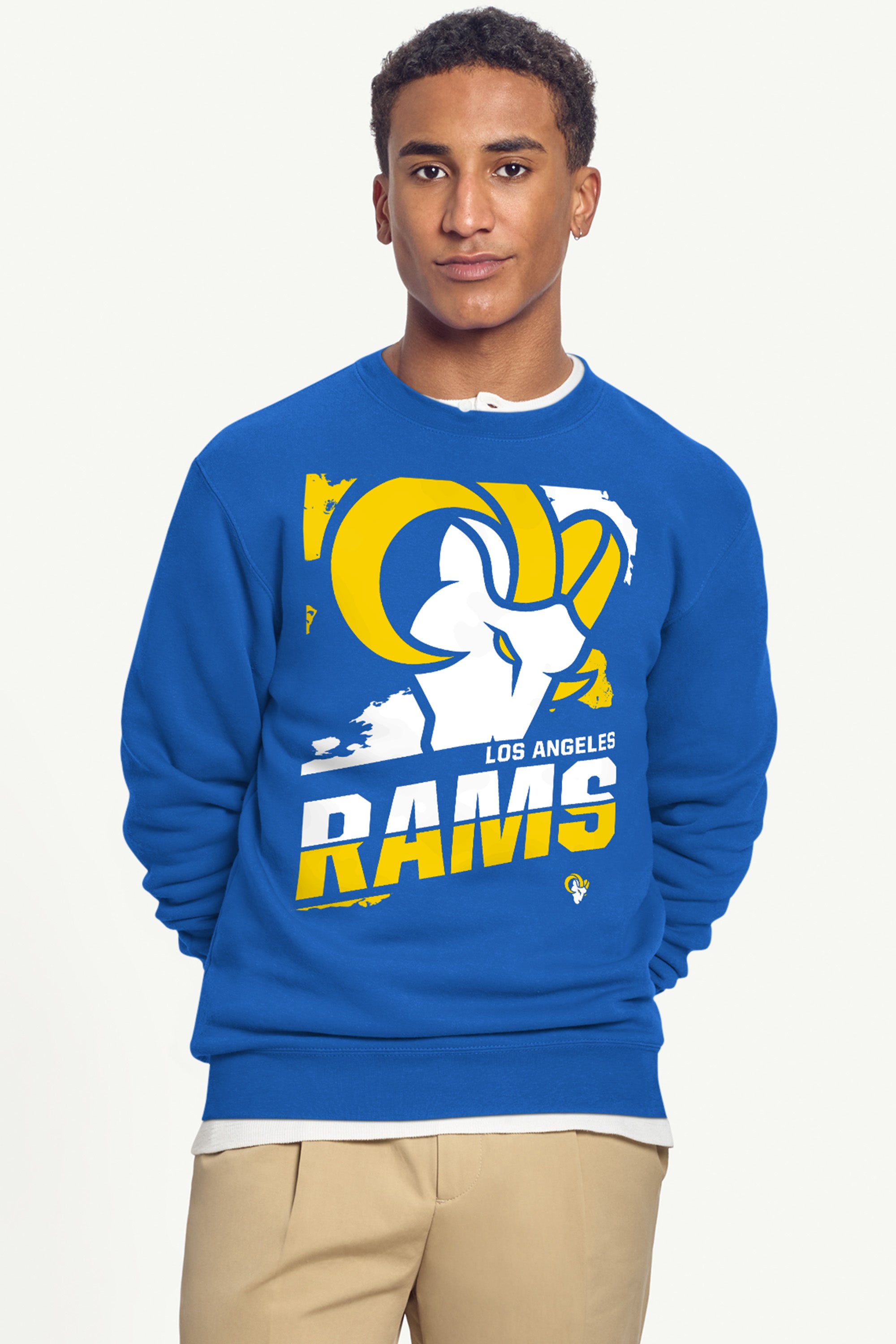 MENS LOS ANGELES RAMS ZOOM SWEATSHIRT View 3 | Men's Sweatshirts MENS LOS ANGELES RAMS ZOOM SWEATSHIRT View 3 | Men's Sweatshirts
