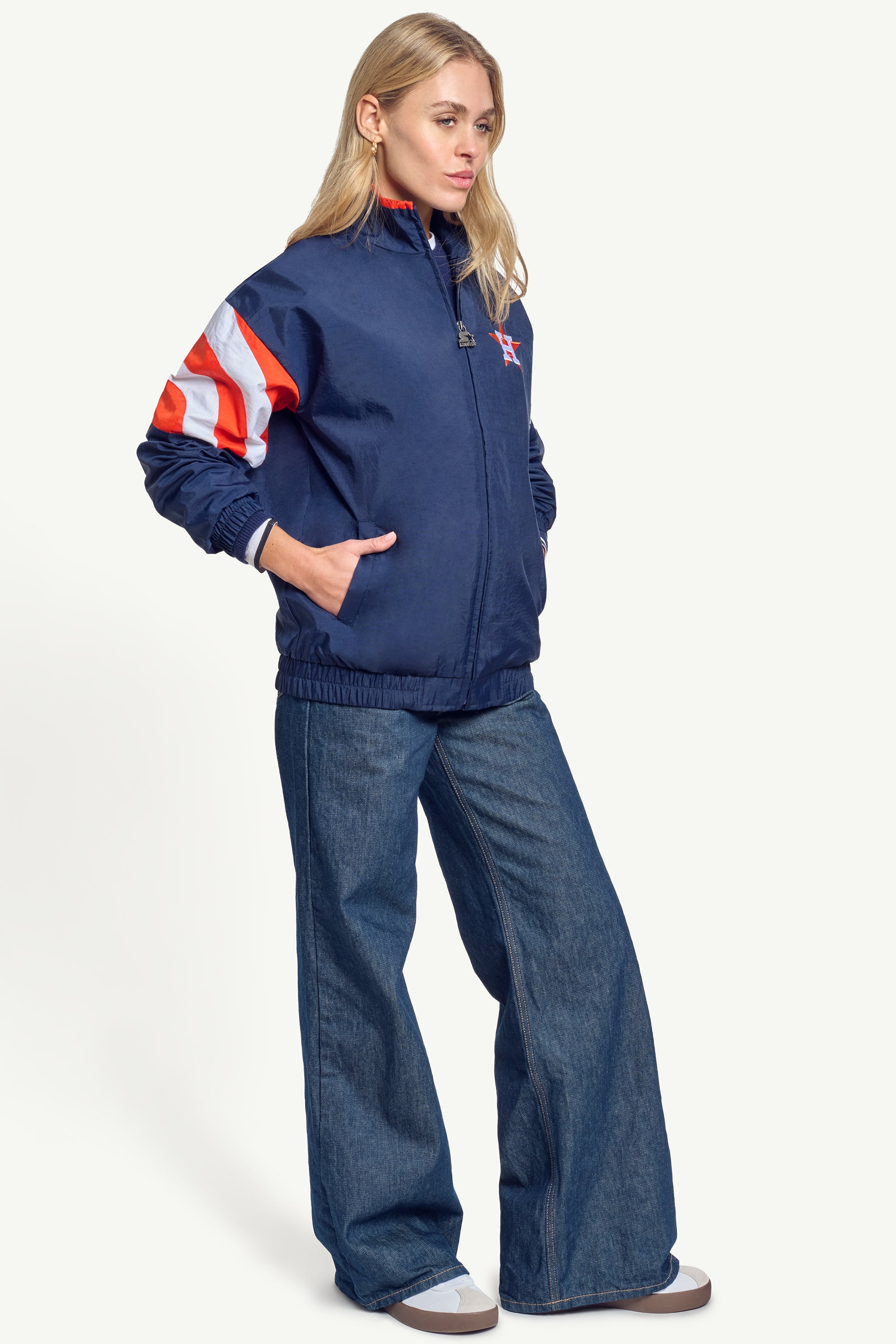 WOMENS HOUSTON ASTROS ZIP JACKET View 4 | Houston Astros WOMENS HOUSTON ASTROS ZIP JACKET View 4 | Houston Astros
