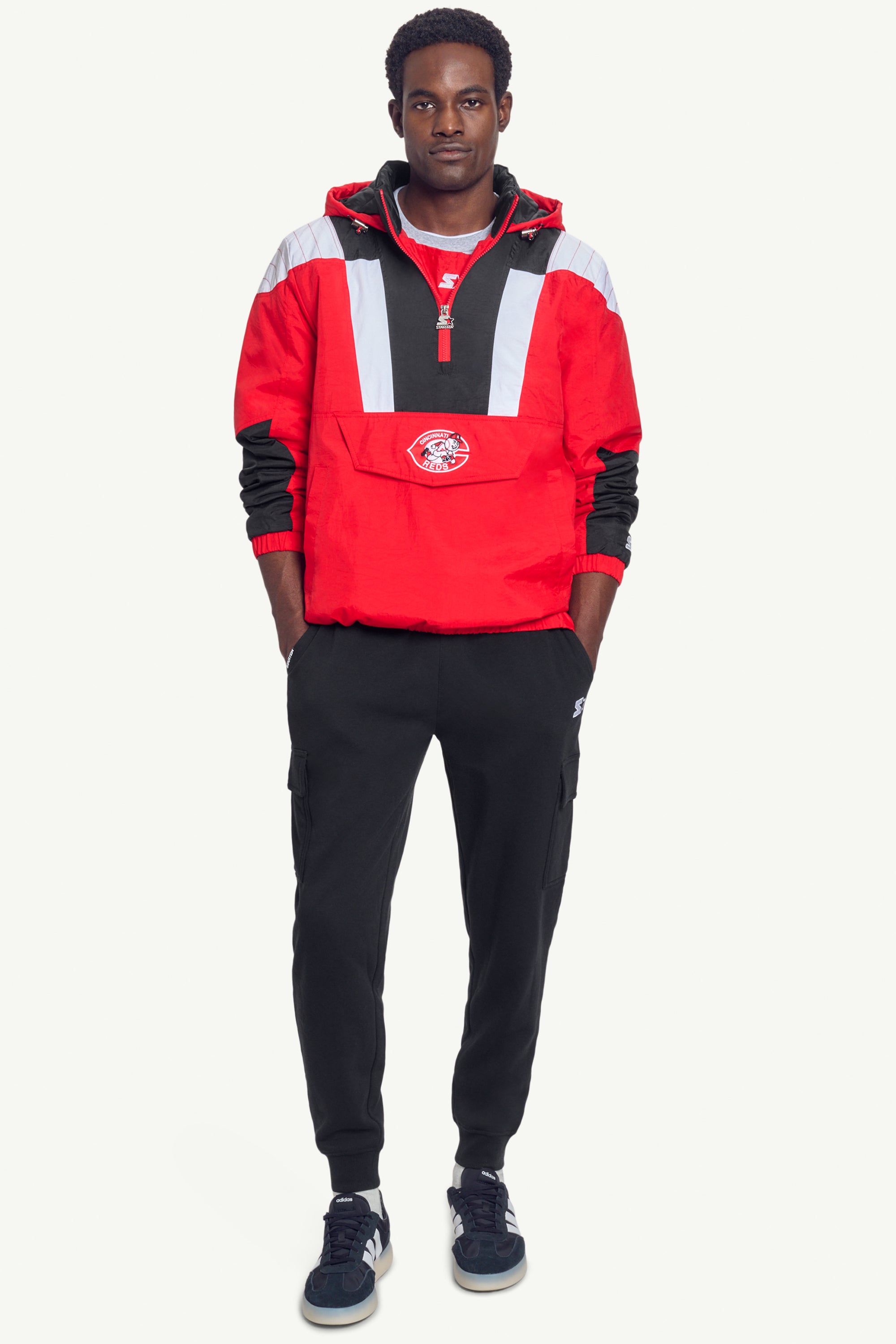 MENS CINCINNATI REDS WINDBREAKER View 2 | Cincinnati Reds MENS CINCINNATI REDS WINDBREAKER View 2 | Cincinnati Reds