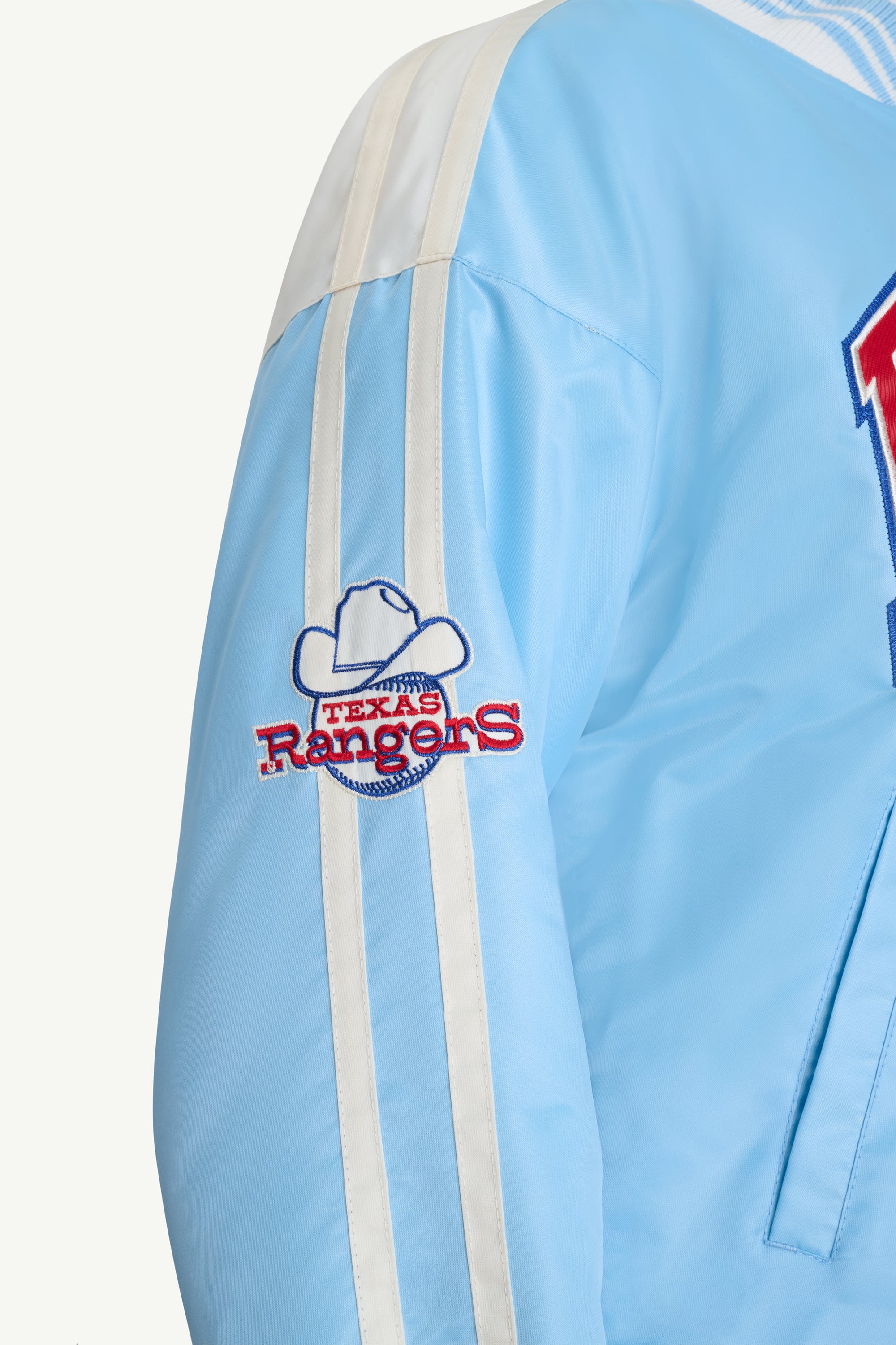 WOMENS TEXAS RANGERS SATIN VARSITY JACKET View 5 | STARTER CLASSICS WOMENS TEXAS RANGERS SATIN VARSITY JACKET View 5 | STARTER CLASSICS
