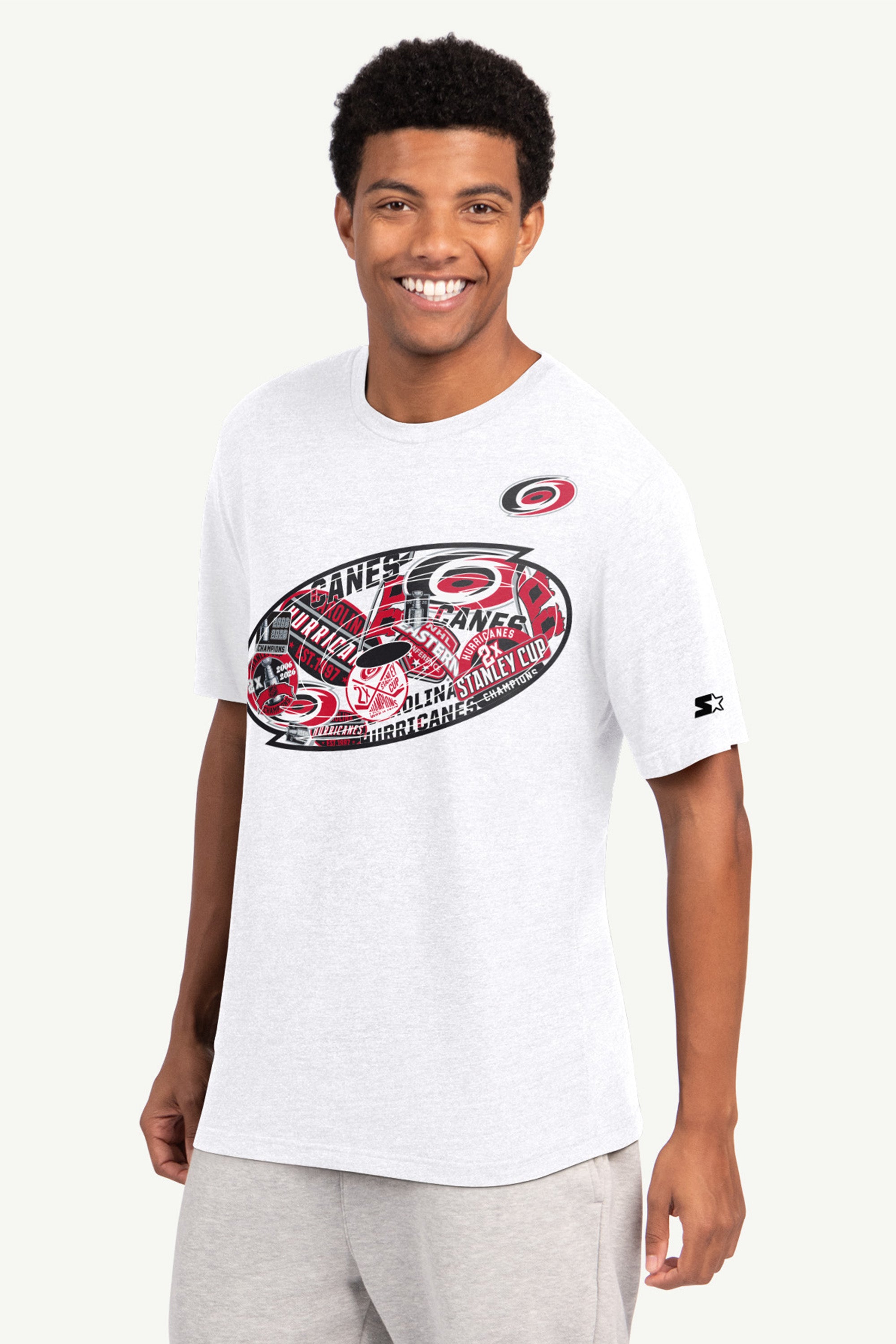 MENS CAROLINA HURRICANES NHL STANLEY CUP CHAMPS T SHIRT View 1 MENS CAROLINA HURRICANES NHL STANLEY CUP CHAMPS T SHIRT View 1