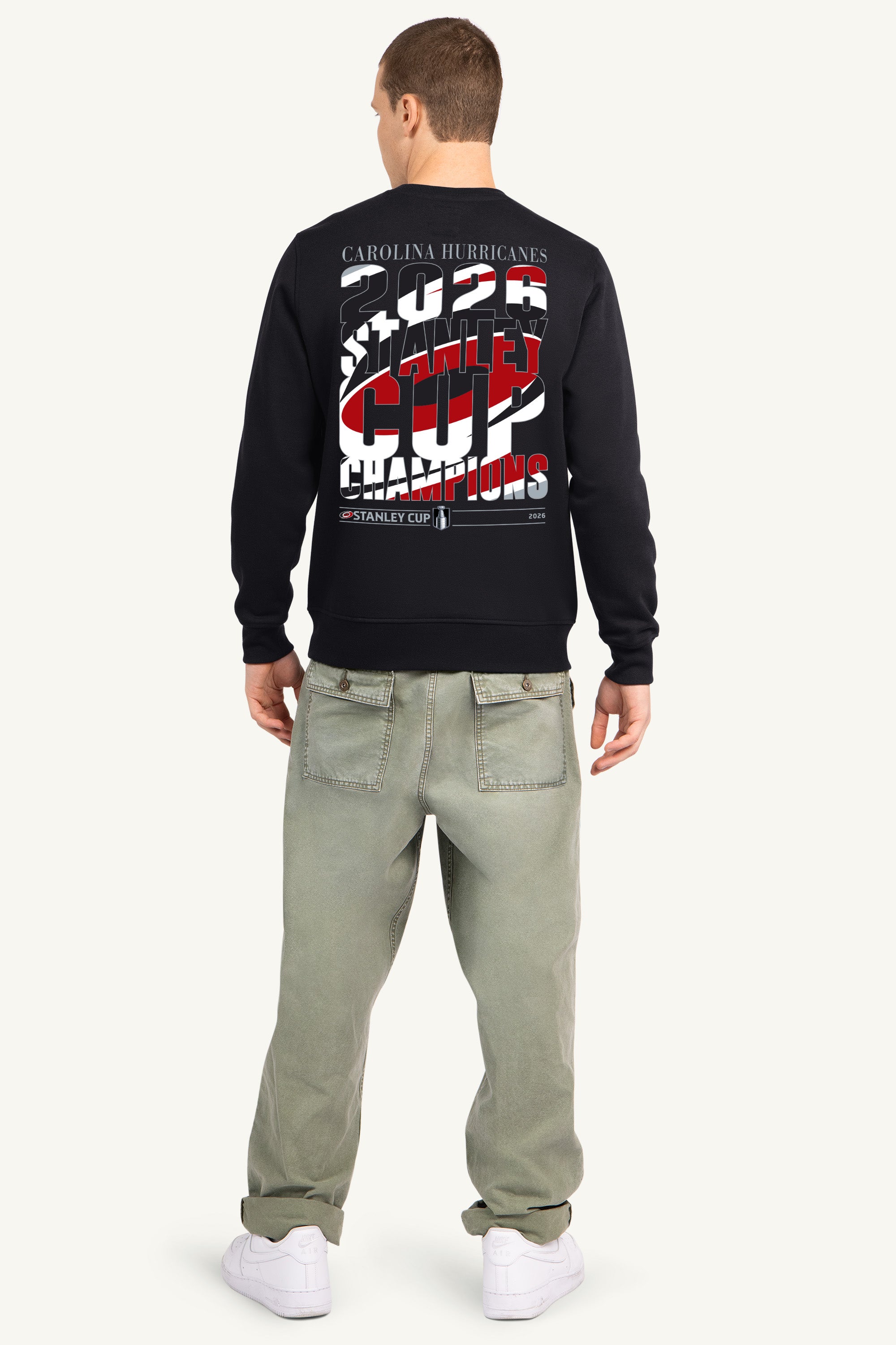 MENS CAROLINA HURRICANES NHL STANLEY CUP CHAMPS SWEATSHIRT View 4 MENS CAROLINA HURRICANES NHL STANLEY CUP CHAMPS SWEATSHIRT View 4