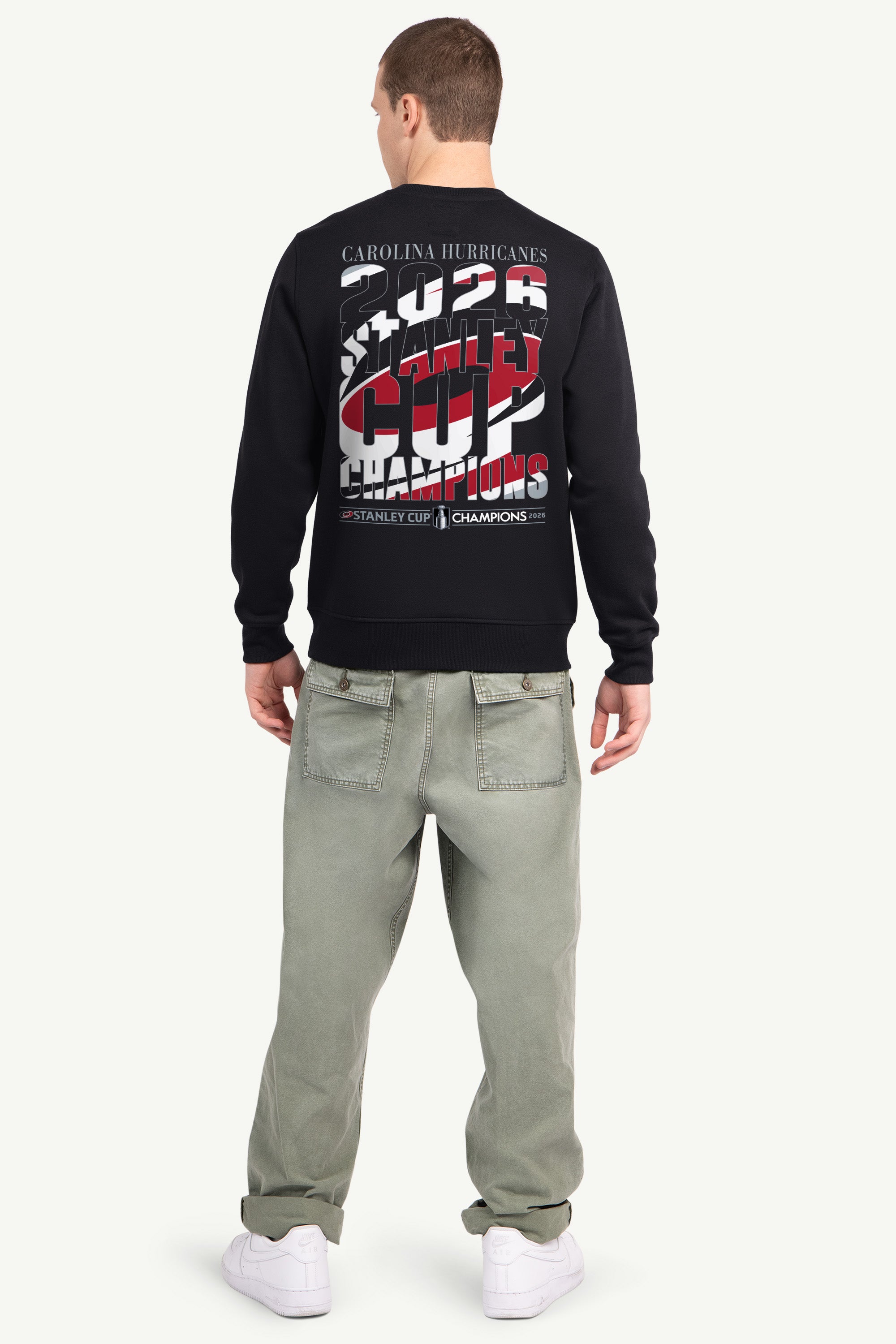 MENS CAROLINA HURRICANES NHL STANLEY CUP CHAMPS SWEATSHIRT View 4 MENS CAROLINA HURRICANES NHL STANLEY CUP CHAMPS SWEATSHIRT View 4