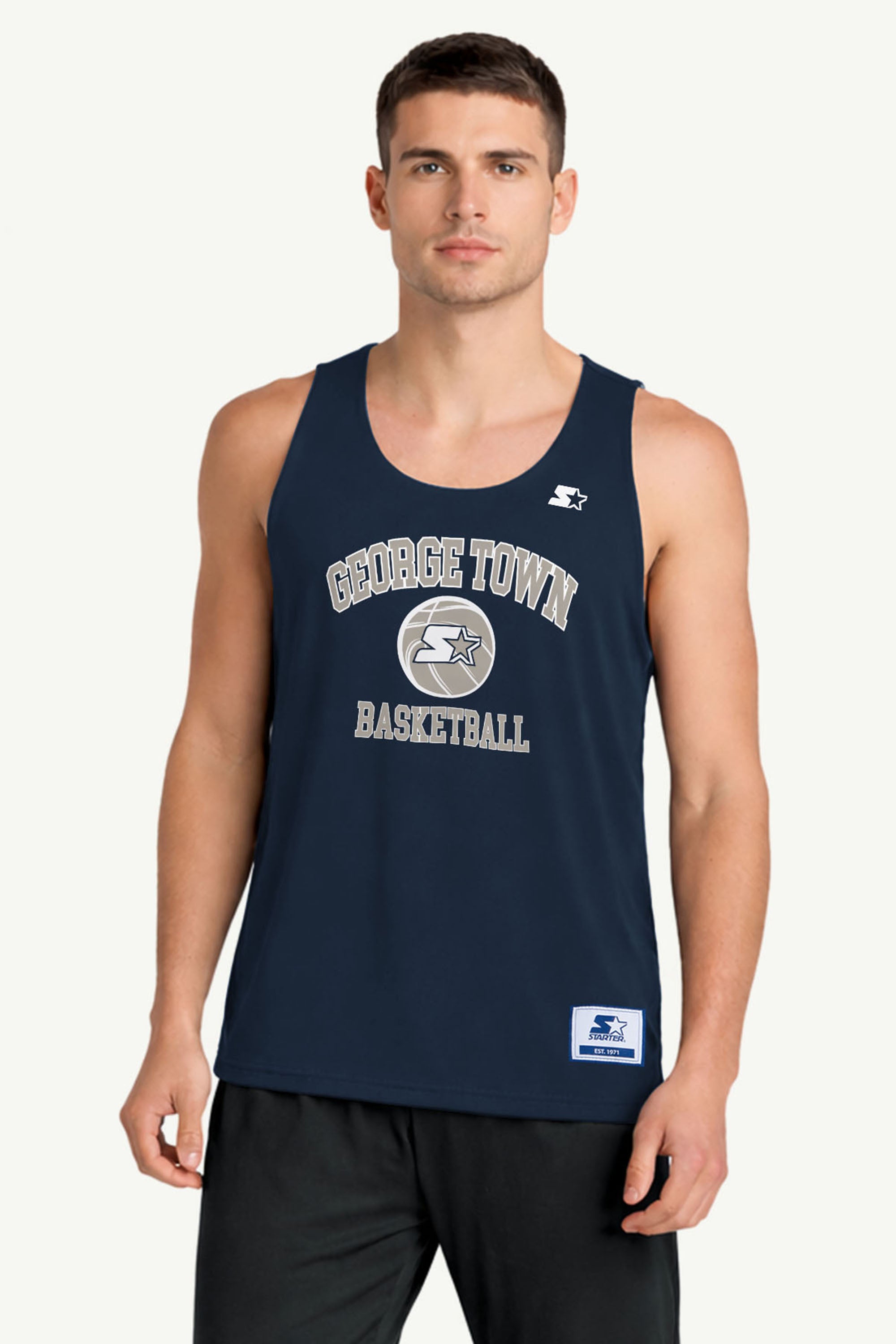 MENS GEORGETOWN HOYAS TANK TOP View 1 MENS GEORGETOWN HOYAS TANK TOP View 1