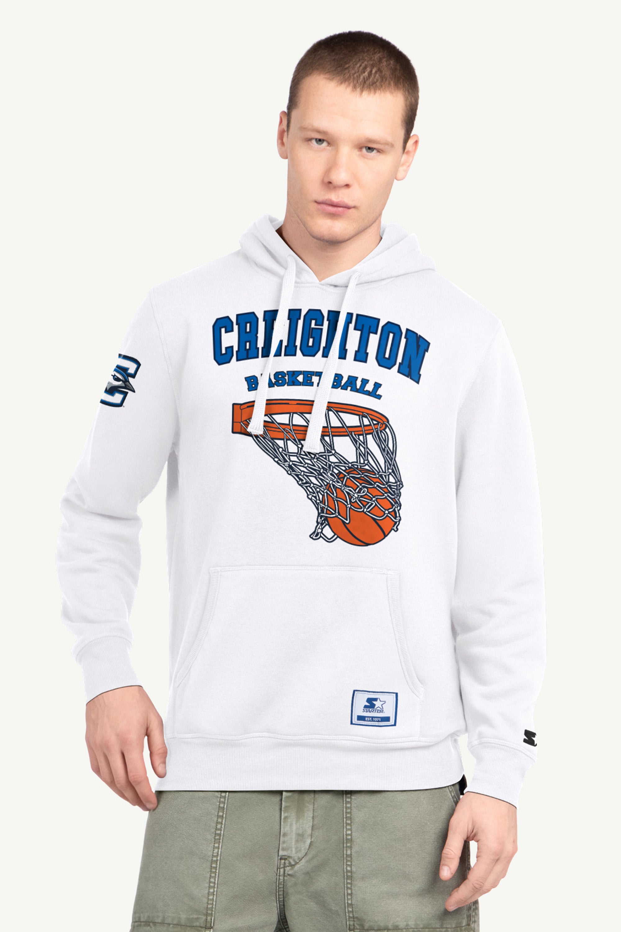 MENS CREIGHTON BLUEJAYS HOODIE View 1 MENS CREIGHTON BLUEJAYS HOODIE View 1