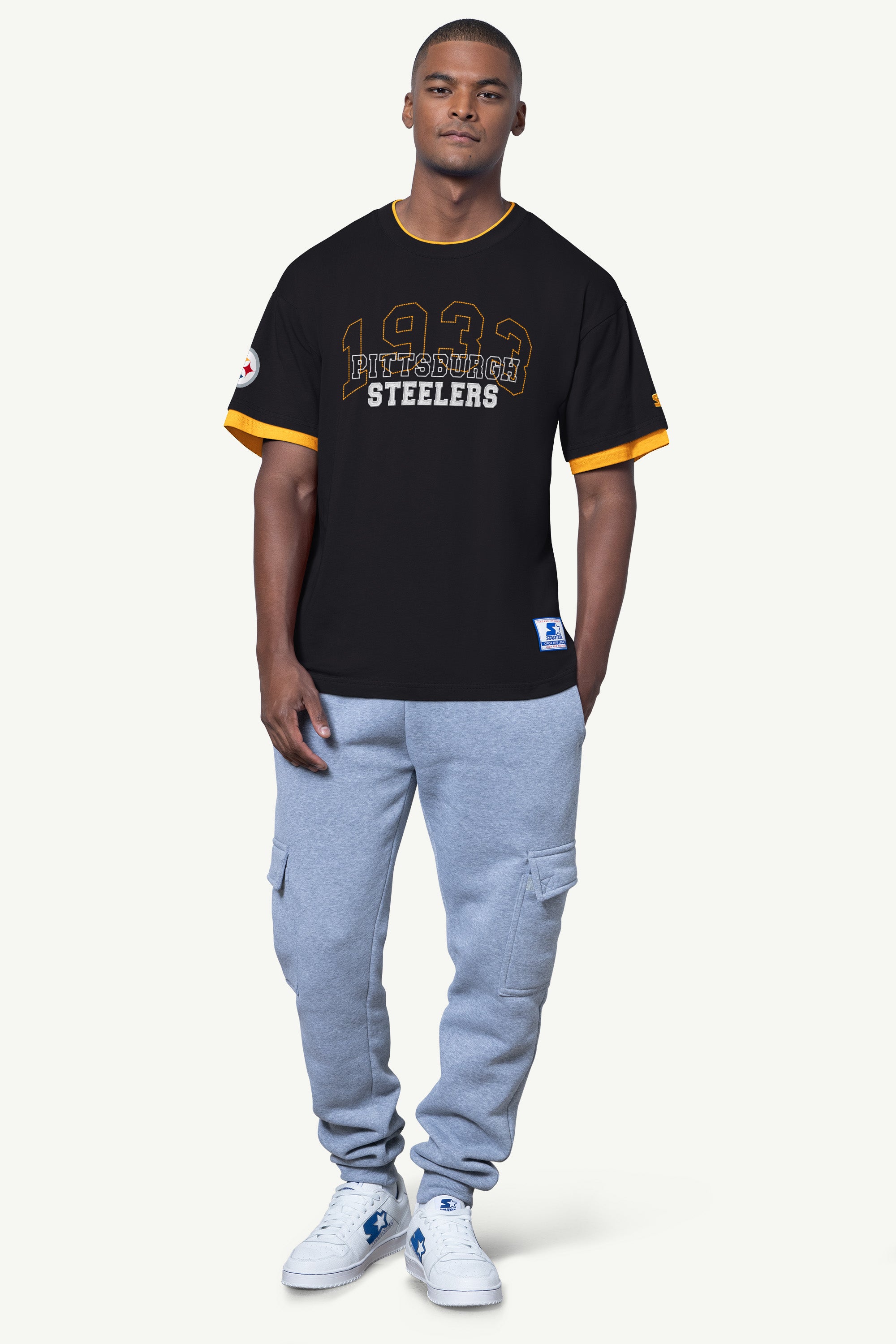 MENS PITTSBURGH STEELERS SHORT SLEEVE T SHIRT View 3 | Men's T-Shirts MENS PITTSBURGH STEELERS SHORT SLEEVE T SHIRT View 3 | Men's T-Shirts