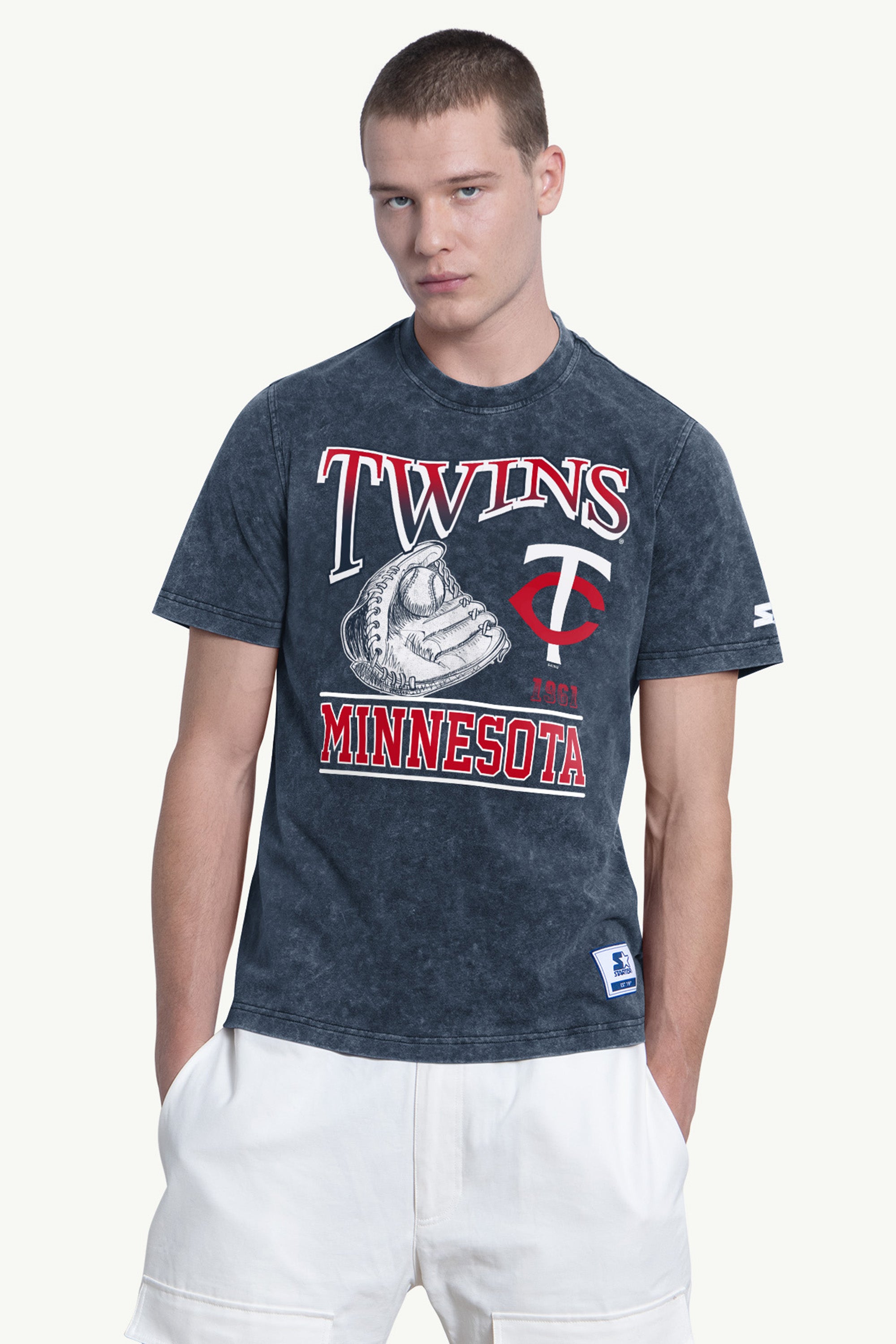 MENS MINNESOTA TWINS SPIKE SHORT SLEEVE T SHIRT View 1 | MLB MENS MINNESOTA TWINS SPIKE SHORT SLEEVE T SHIRT View 1 | MLB
