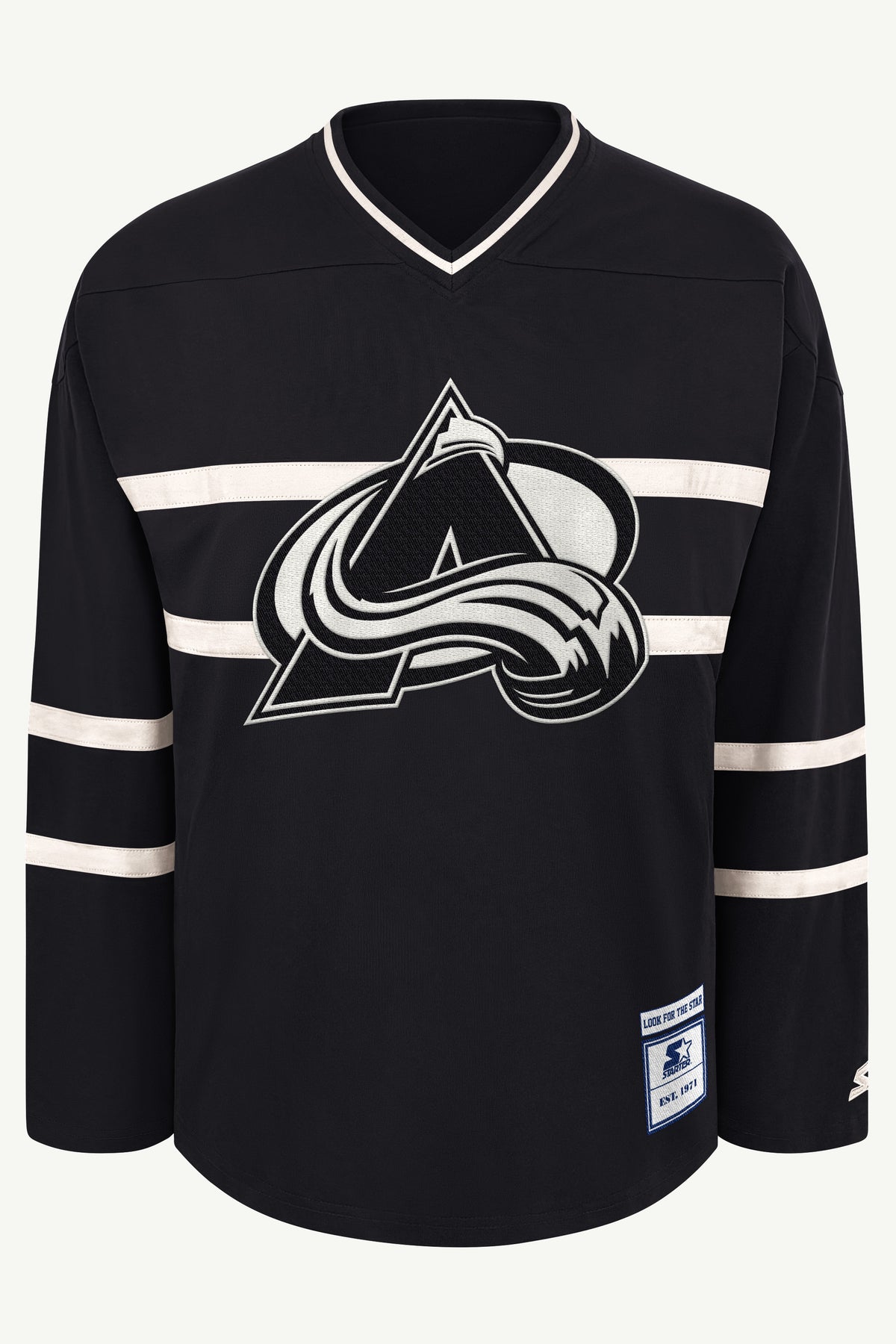 MENS COLORADO AVALANCHE LINE UP LONG SLEEVE View 2 MENS COLORADO AVALANCHE LINE UP LONG SLEEVE View 2