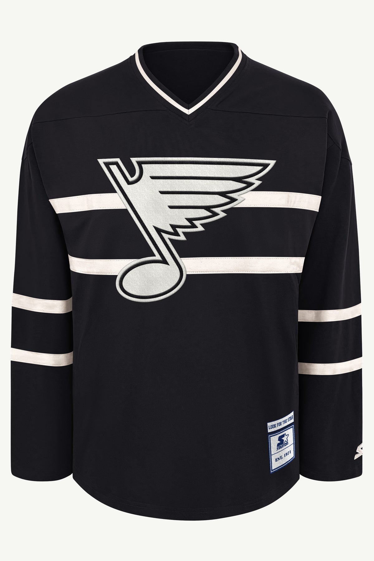 MENS ST. LOUIS BLUES LINE UP LONG SLEEVE View 2 MENS ST. LOUIS BLUES LINE UP LONG SLEEVE View 2