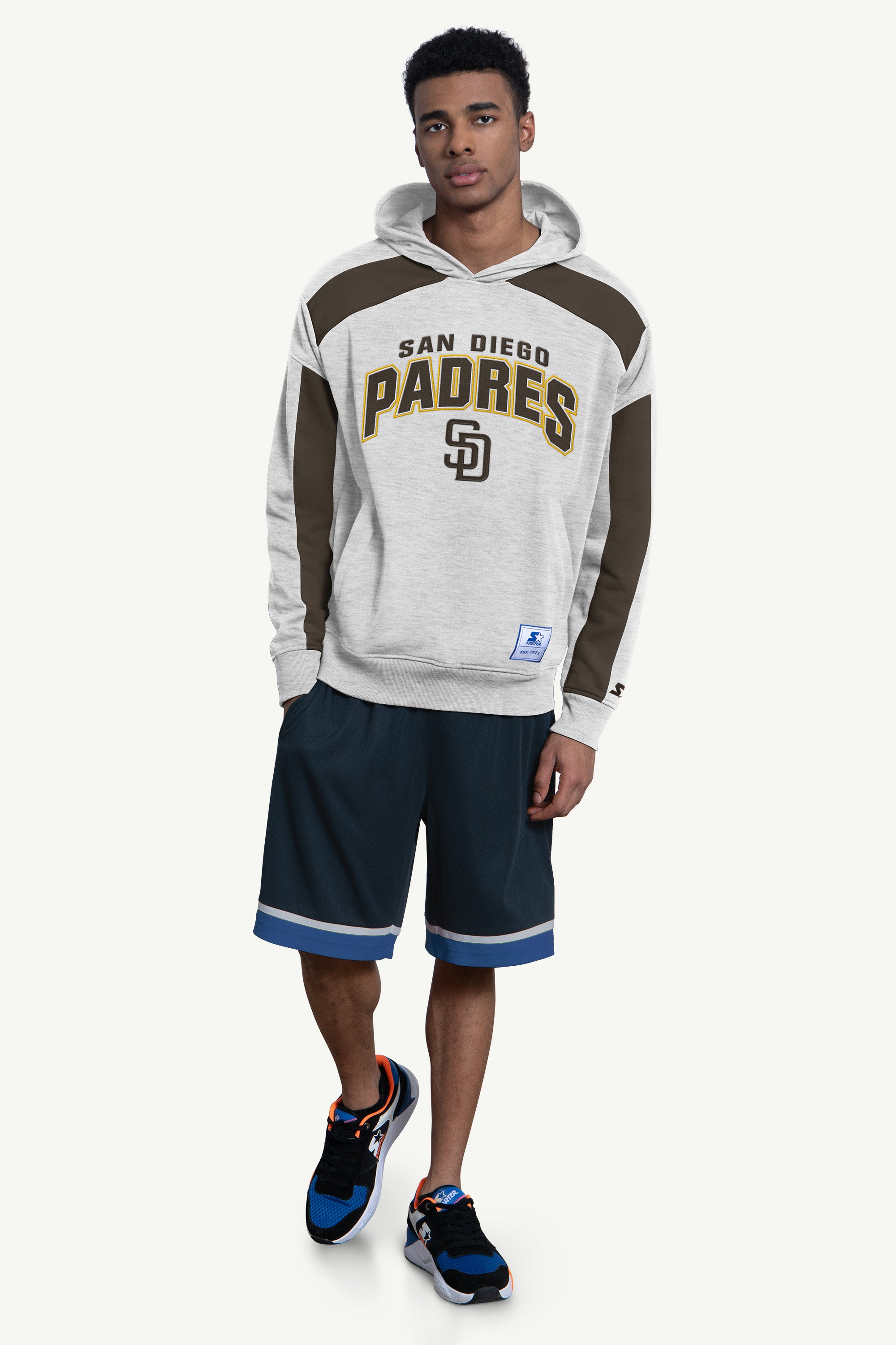 MENS SAN DIEGO PADRES PRO SET HOODIE View 3 | MLB MENS SAN DIEGO PADRES PRO SET HOODIE View 3 | MLB