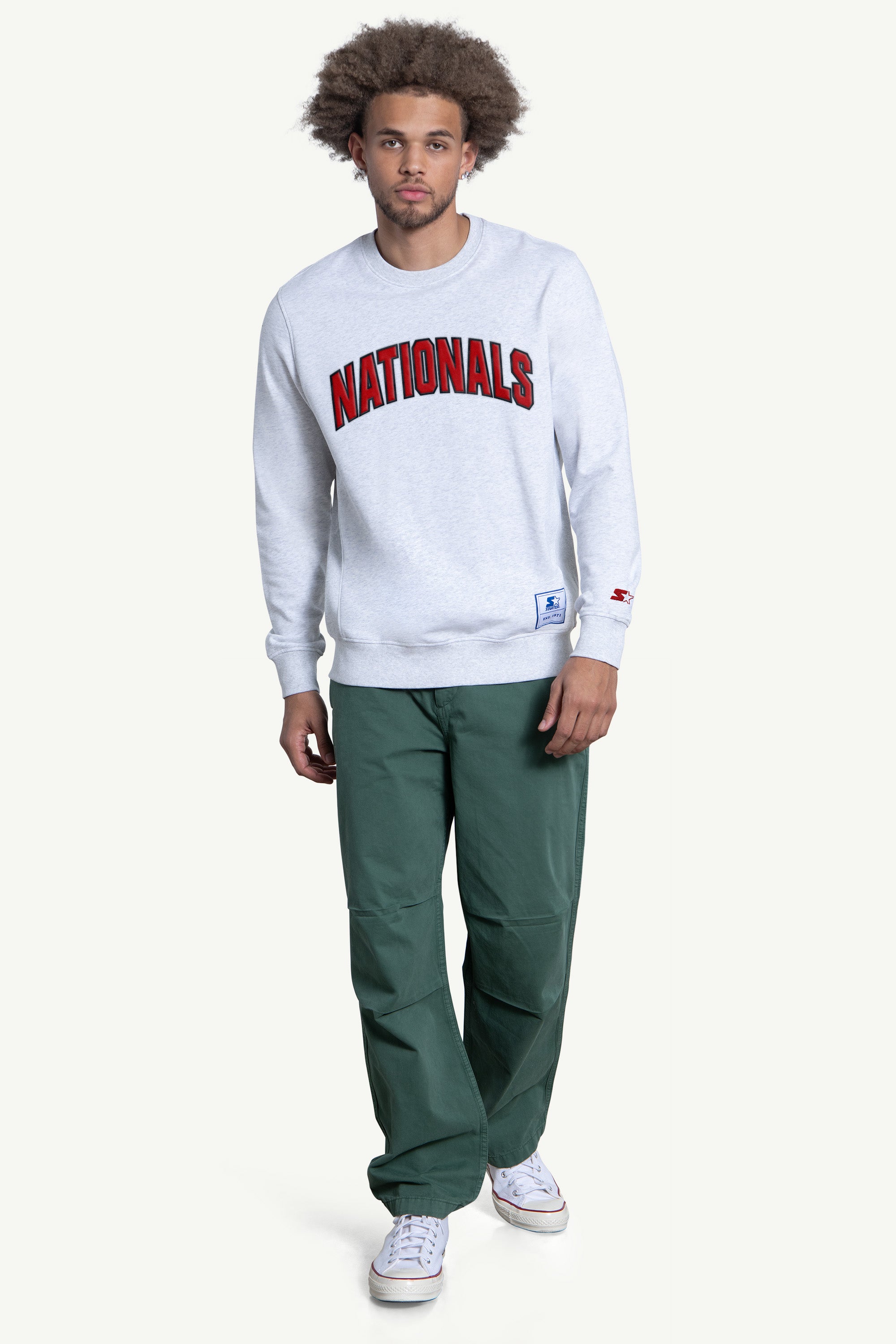 MENS WASHINGTON NATIONALS FACE OFF CREWNECK View 3 MENS WASHINGTON NATIONALS FACE OFF CREWNECK View 3