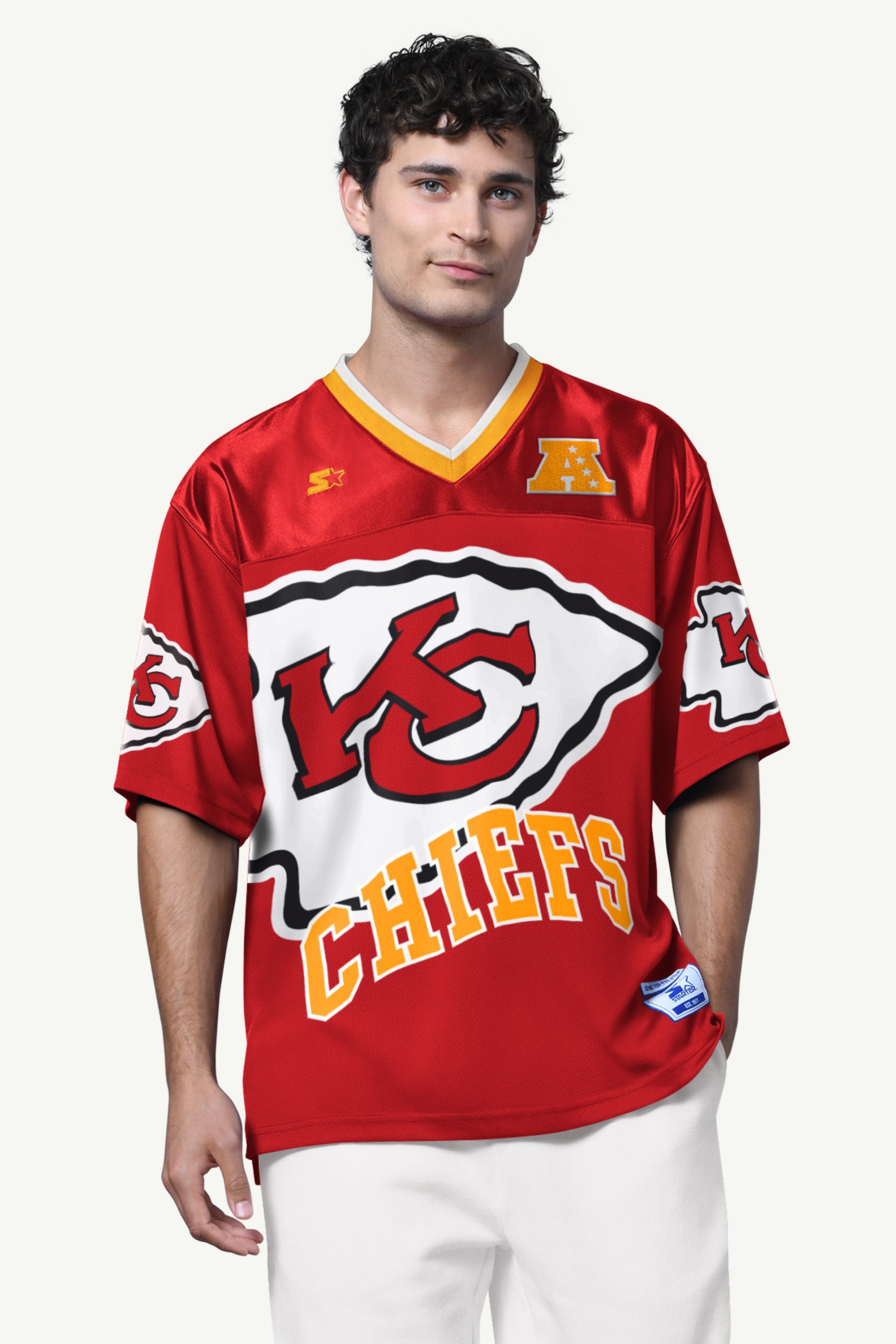 MENS KANSAS CITY CHIEFS FORWARD PASS JERSEY View 1 | NFL MENS KANSAS CITY CHIEFS FORWARD PASS JERSEY View 1 | NFL