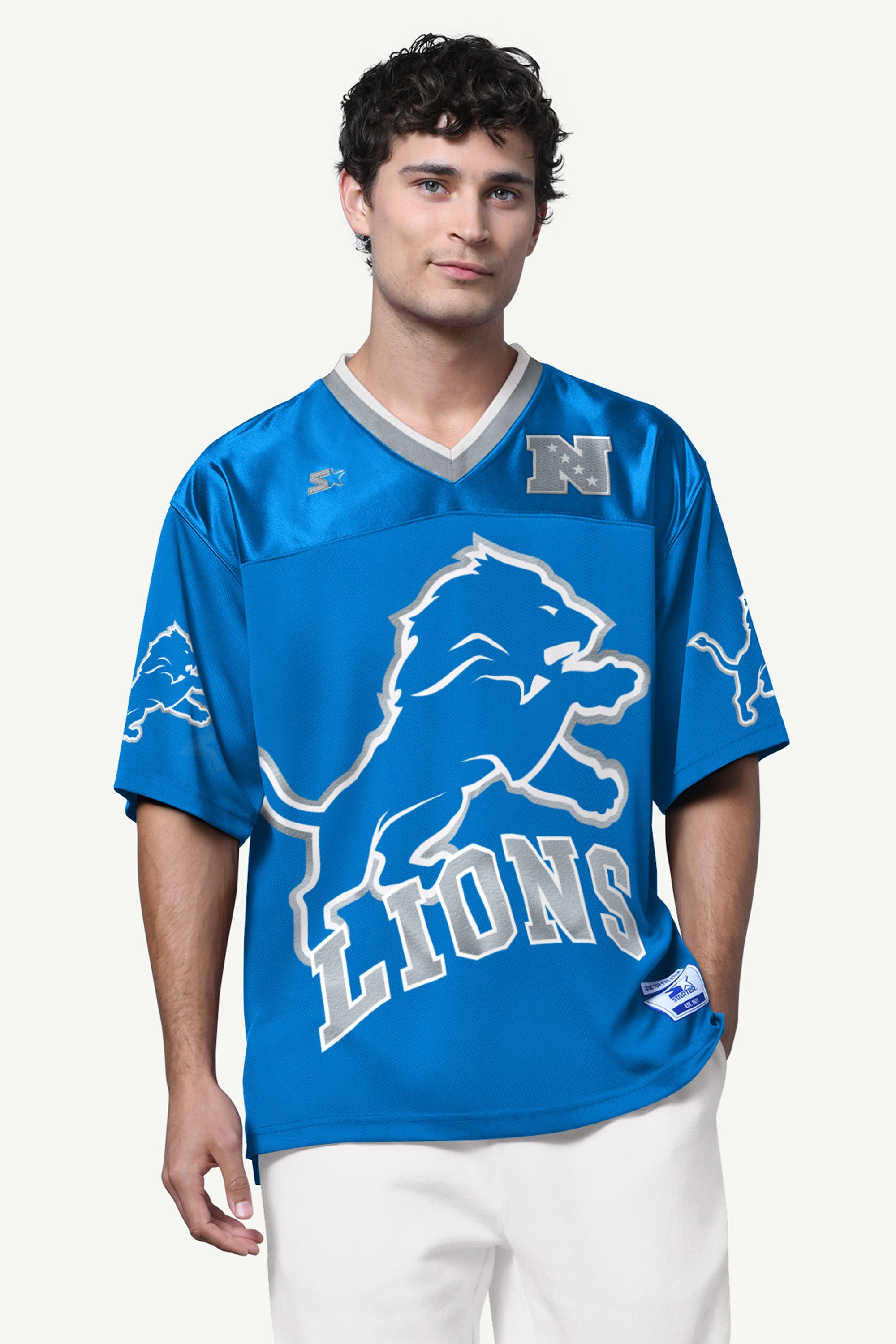 MENS DETROIT LIONS FORWARD PASS JERSEY View 1 | Detroit Lions MENS DETROIT LIONS FORWARD PASS JERSEY View 1 | Detroit Lions