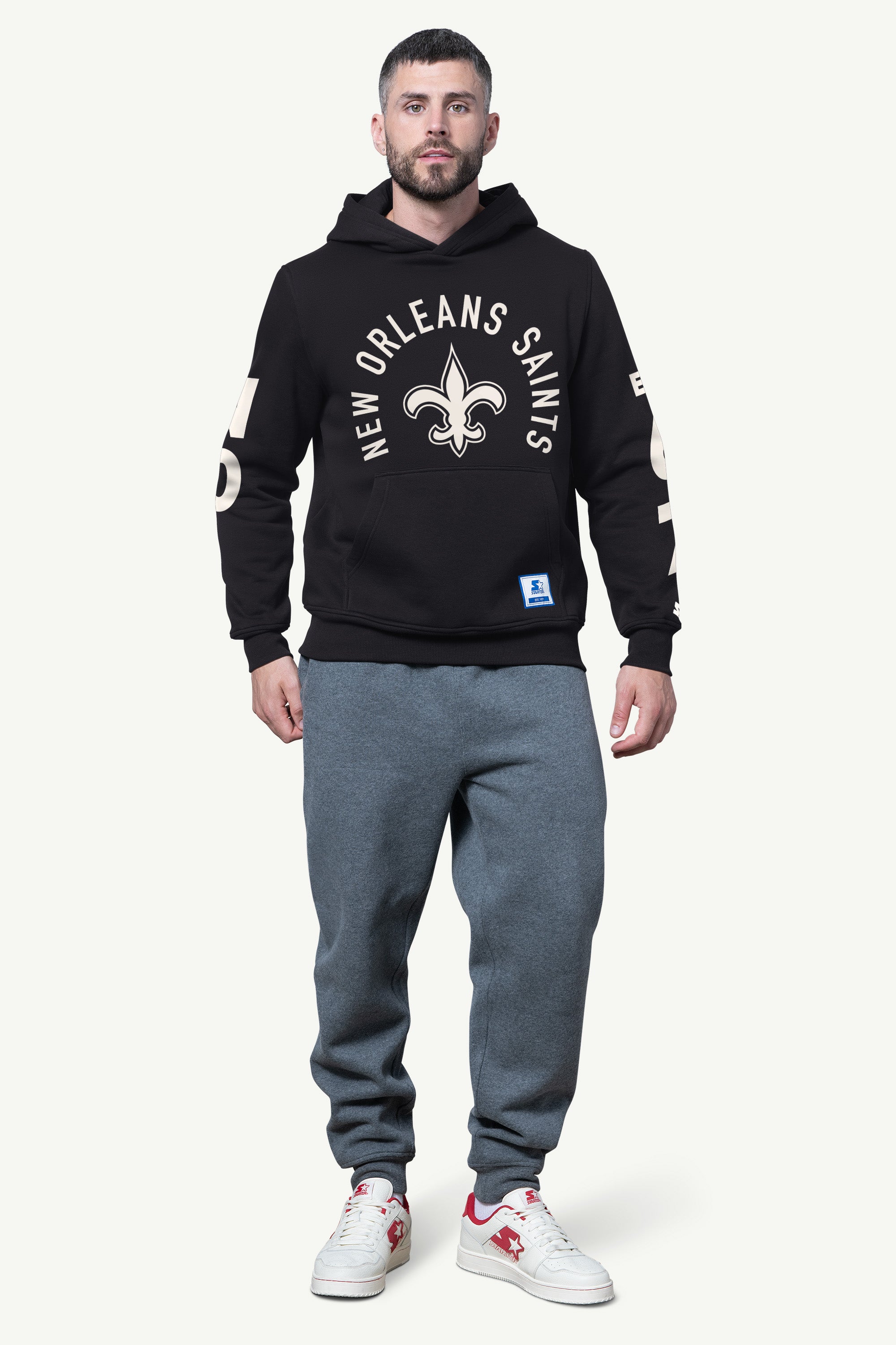 MENS NEW ORLEANS SAINTS HANDOFF FLEECE HOODIE View 2 | New Orleans Saints MENS NEW ORLEANS SAINTS HANDOFF FLEECE HOODIE View 2 | New Orleans Saints