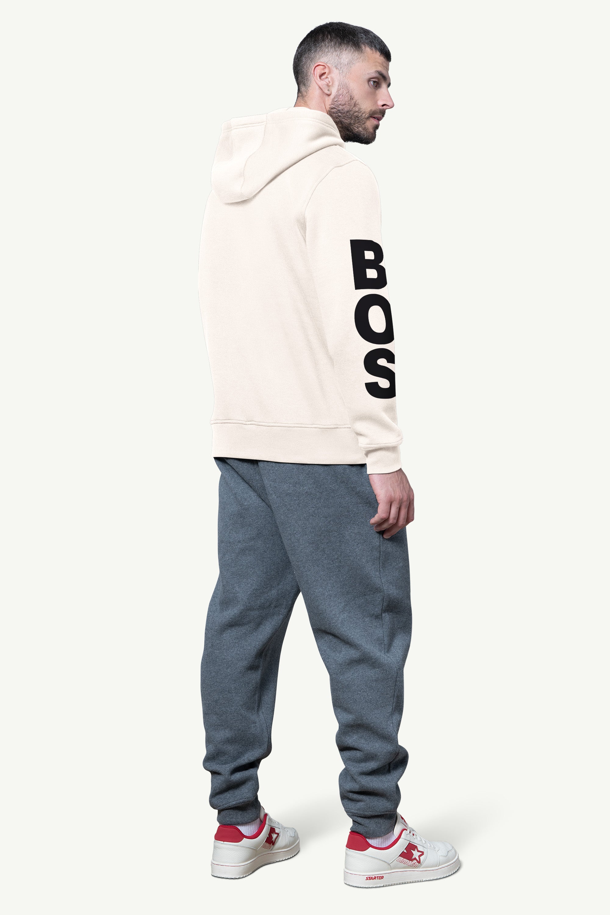 MENS BOSTON BRUINS HANDOFF FLEECE HOODIE View 3 | Boston Bruins MENS BOSTON BRUINS HANDOFF FLEECE HOODIE View 3 | Boston Bruins