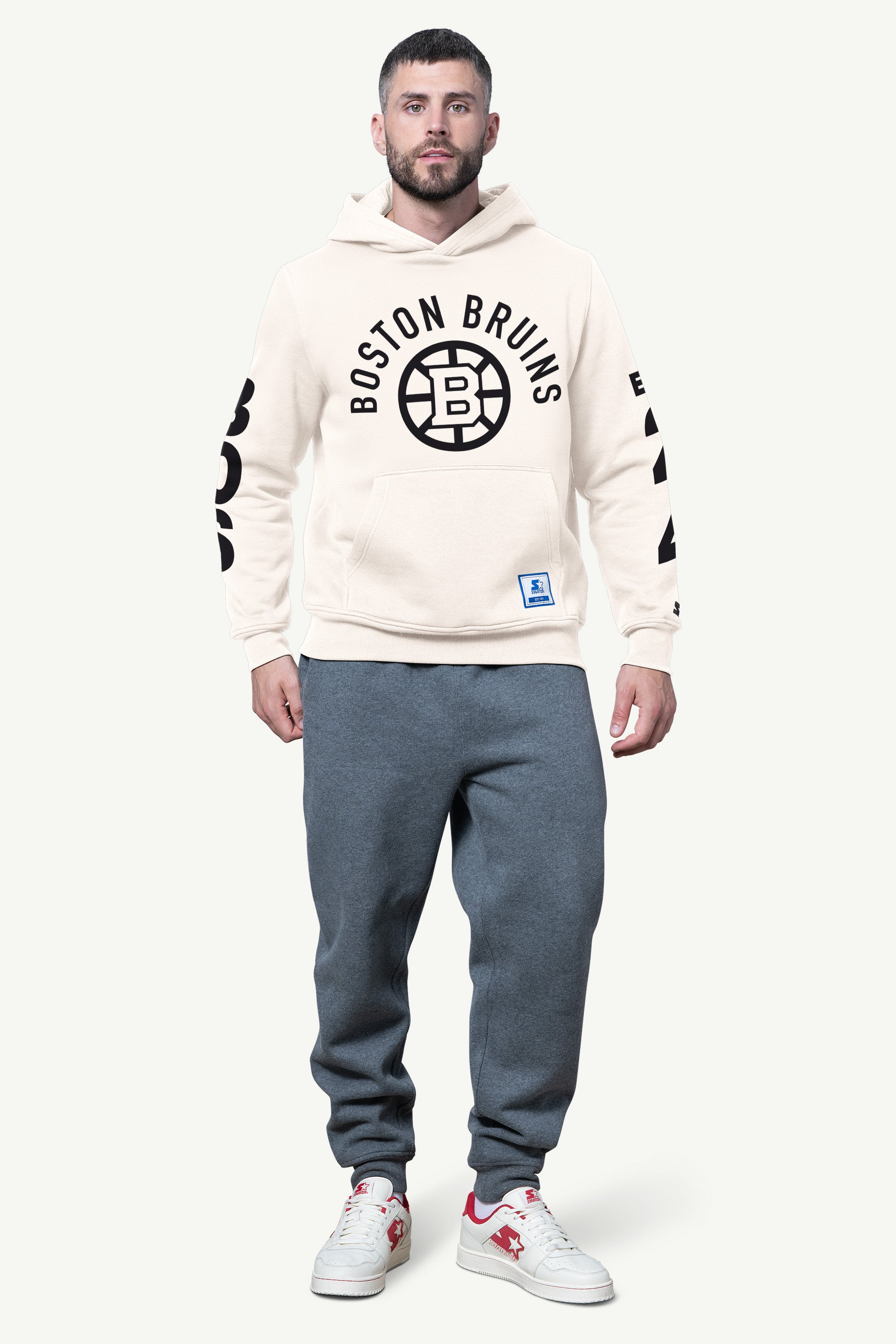 MENS BOSTON BRUINS HANDOFF FLEECE HOODIE View 2 | Boston Bruins MENS BOSTON BRUINS HANDOFF FLEECE HOODIE View 2 | Boston Bruins