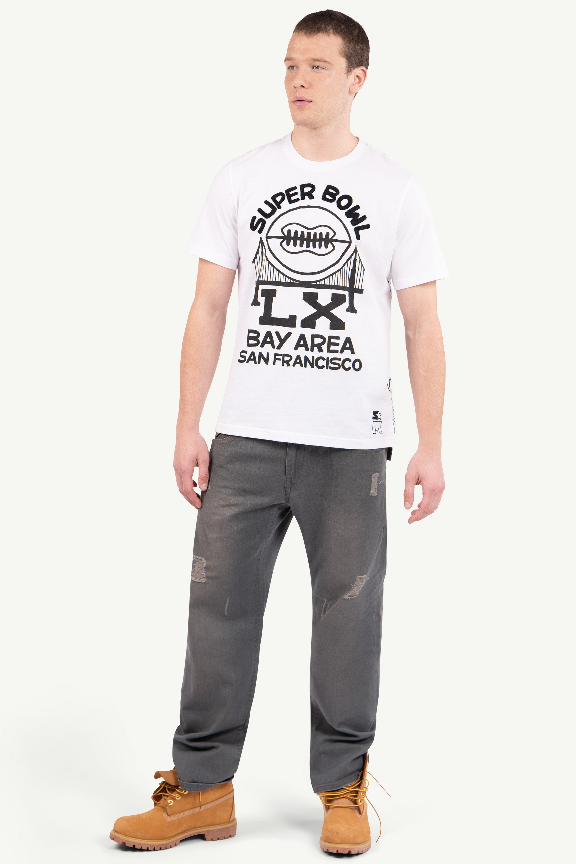 Mens Superbowl Lx Short Sleeve T Shirt | NFL | Starter